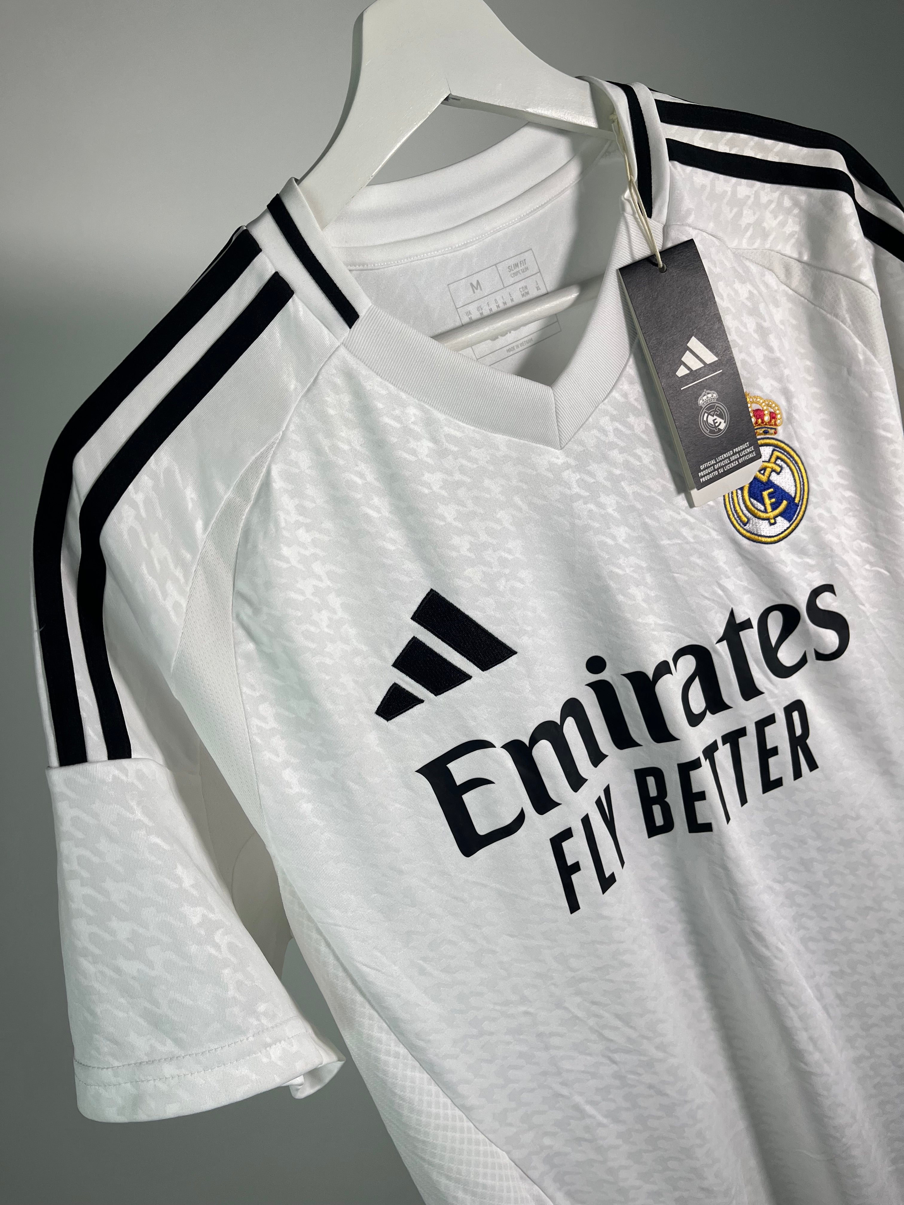 Jersey Real Madrid Local 2024 2025 *C/Etiquetas* Kylian Mbappé (M)