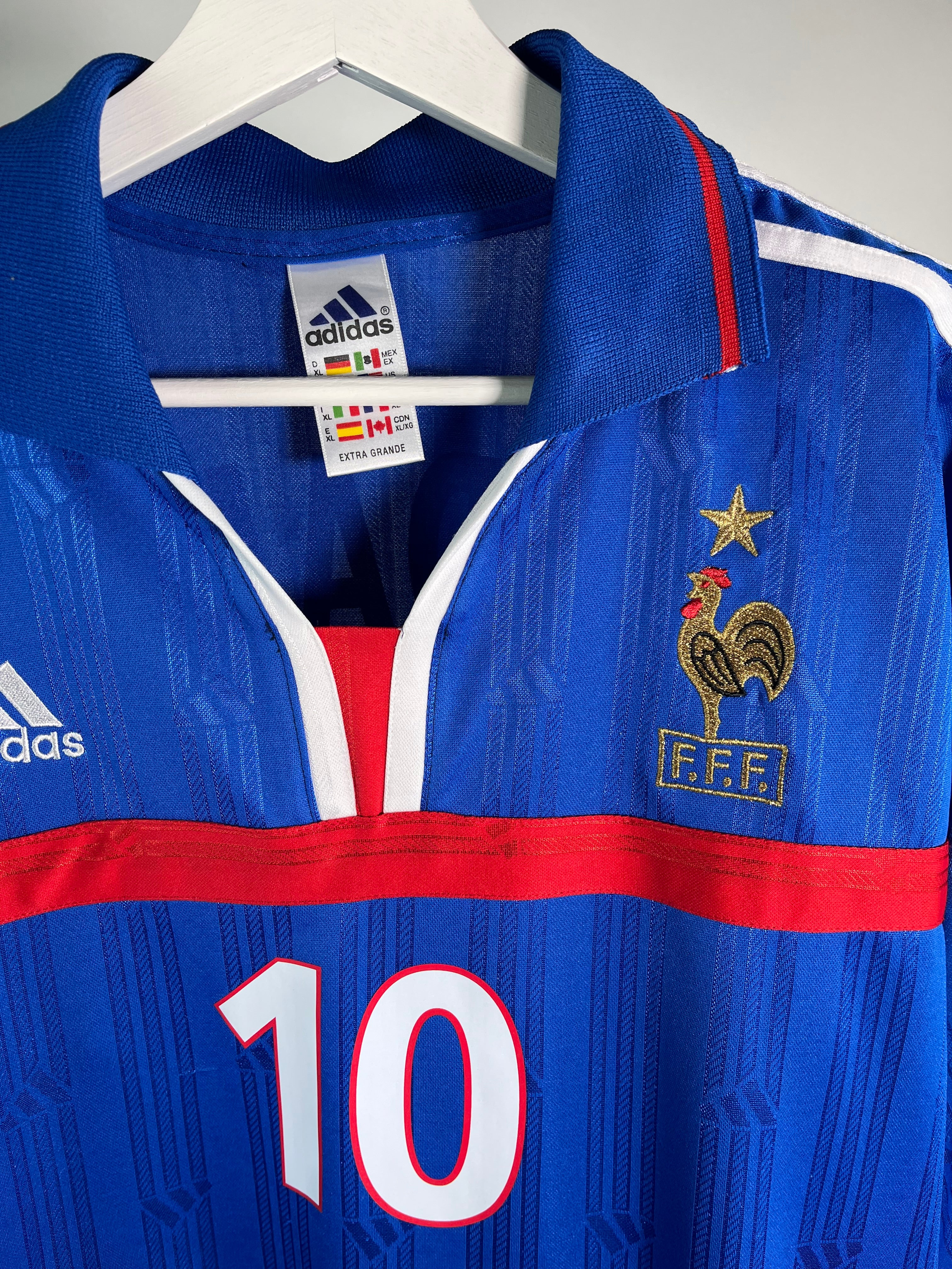 Jersey Francia Local 2000 2002 Zinedine Zidane (XL)