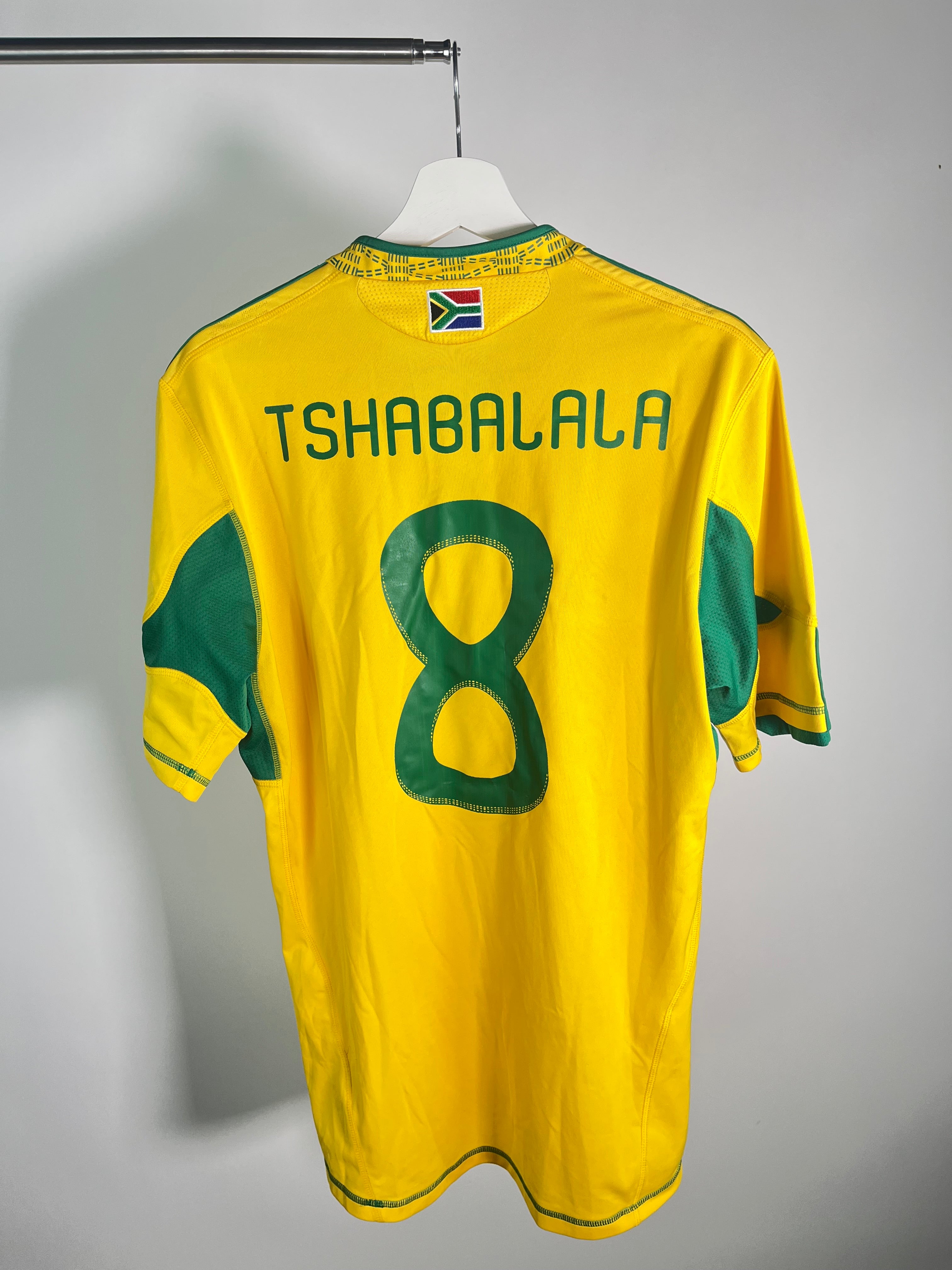 Jersey Sudáfrica Local 2010 2012 *Match Detail vs México* Siphiwe Tshabalala (M)