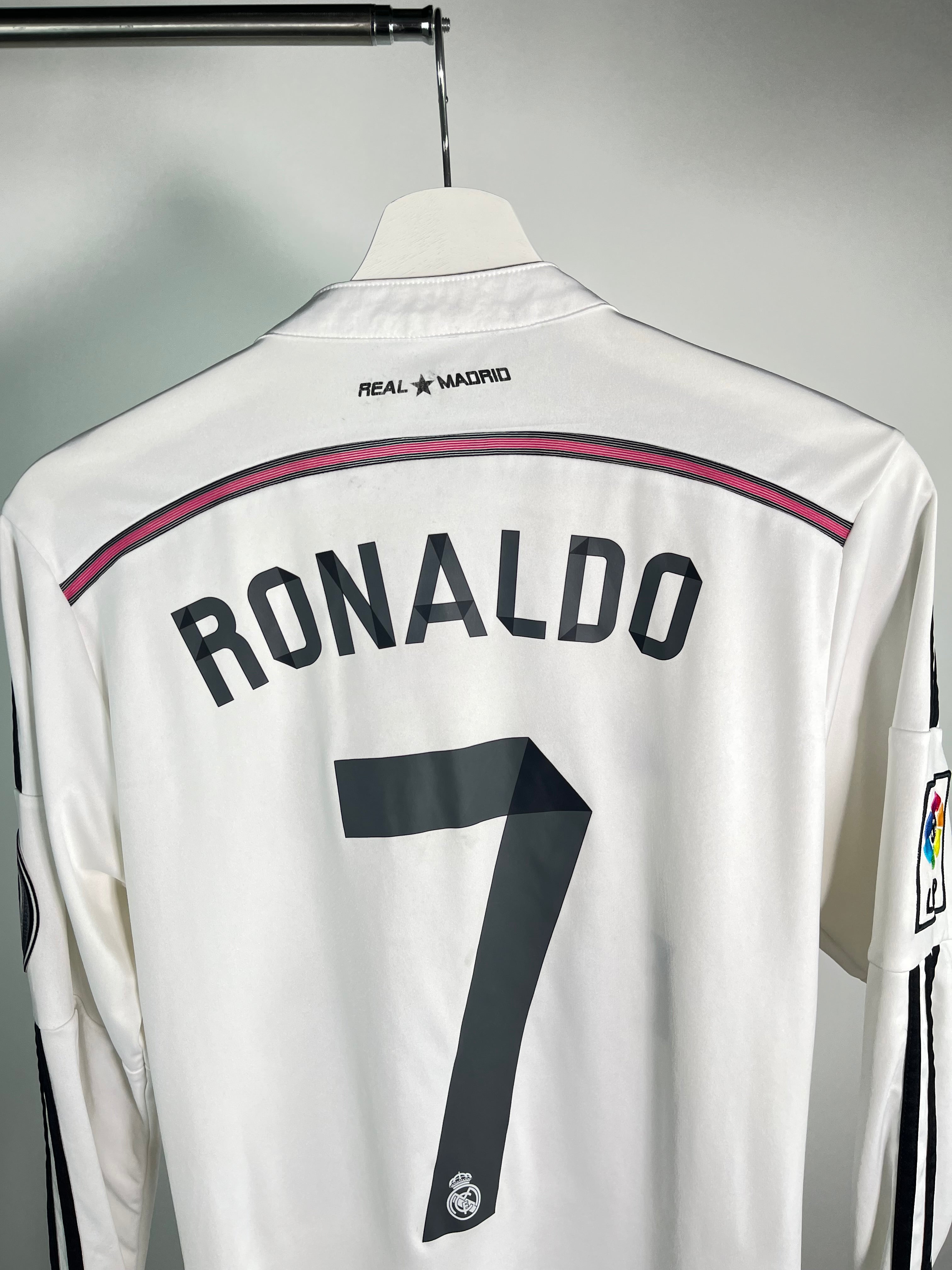 Jersey Real Madrid Local 2014 2015 Manga Larga Cristiano Ronaldo (S)