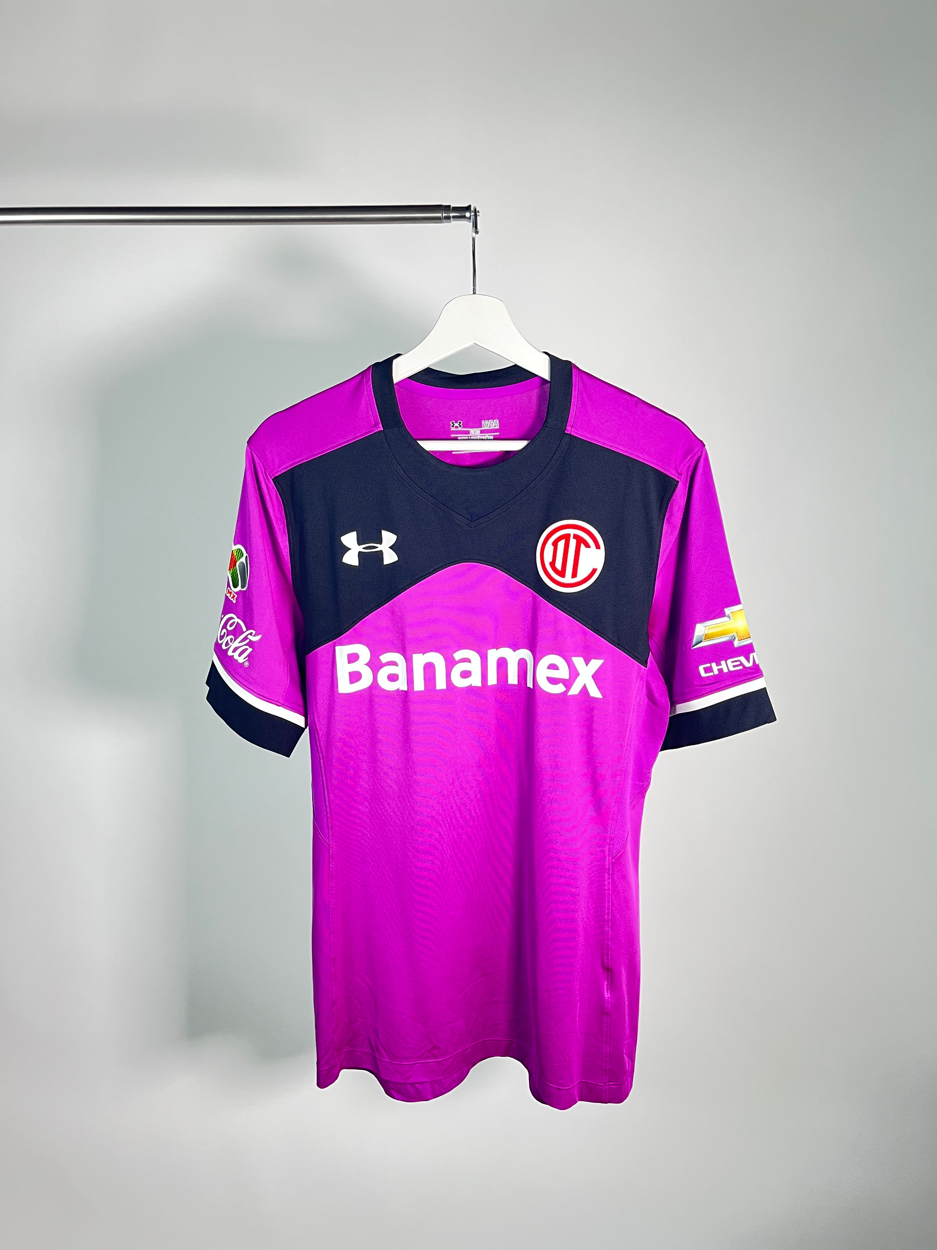 Jersey Toluca Tercera 2015 2016 Utileria Jordan Silva (L)