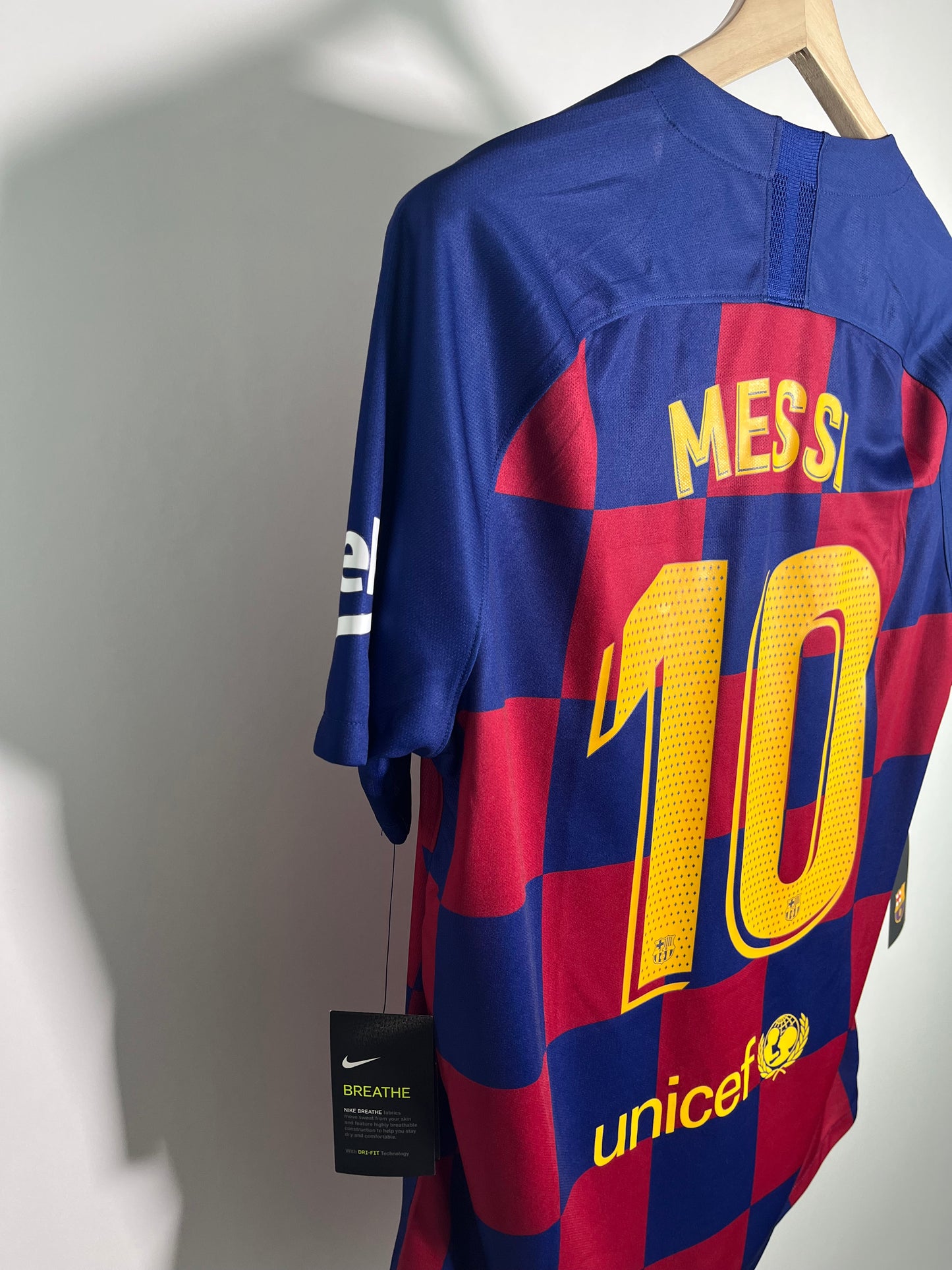 Jersey Barcelona Local 2019 2020 *C/Etiquetas* Lionel Messi (L)