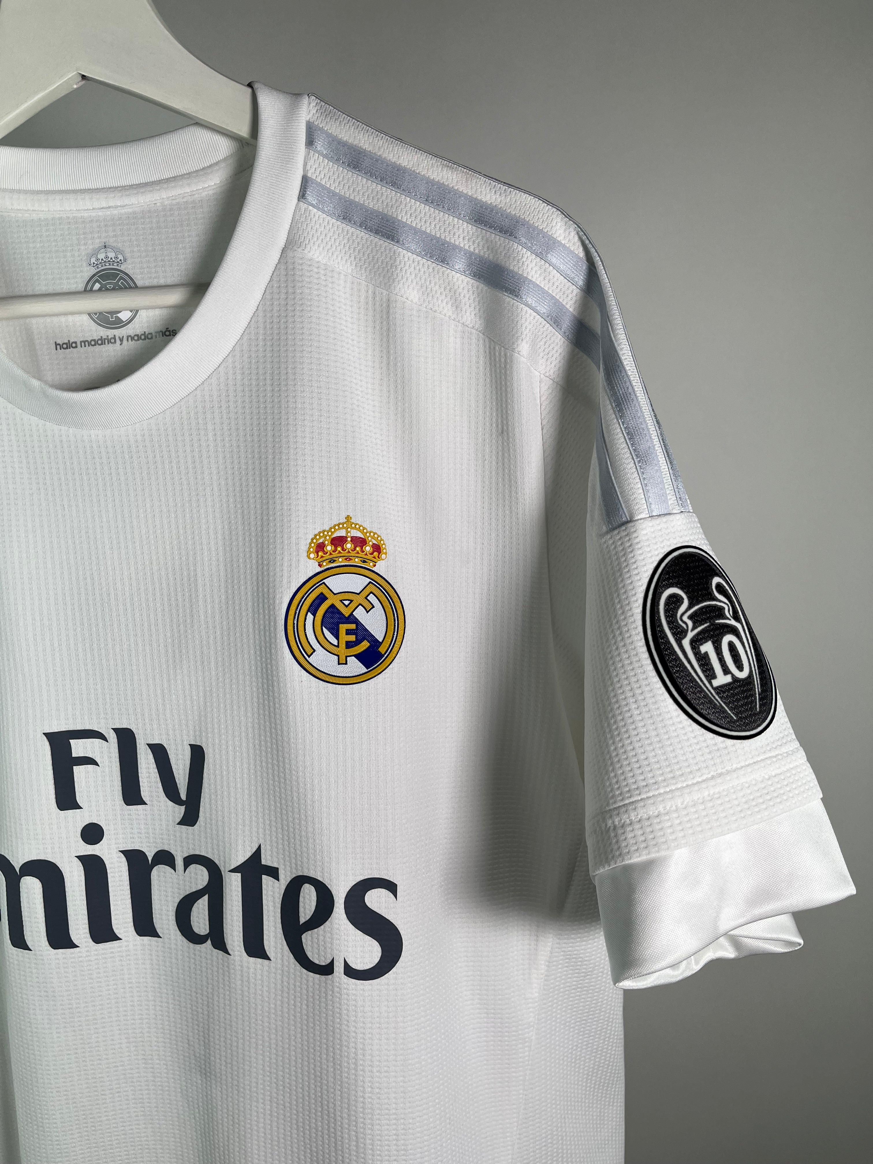 Jersey Real Madrid Local 2015 2016 *Champions League* Cristiano Ronaldo (XL)