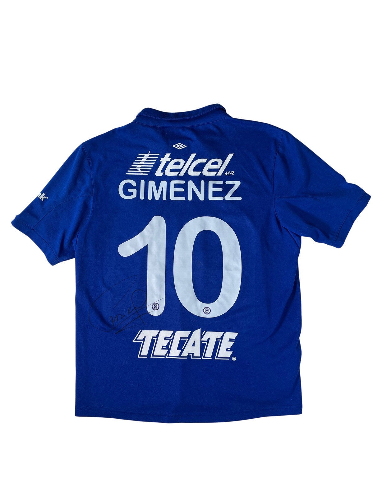 Jersey Cruz Azul Local 2013 2014 Autografiada Christian "Chaco" Giménez (XL)