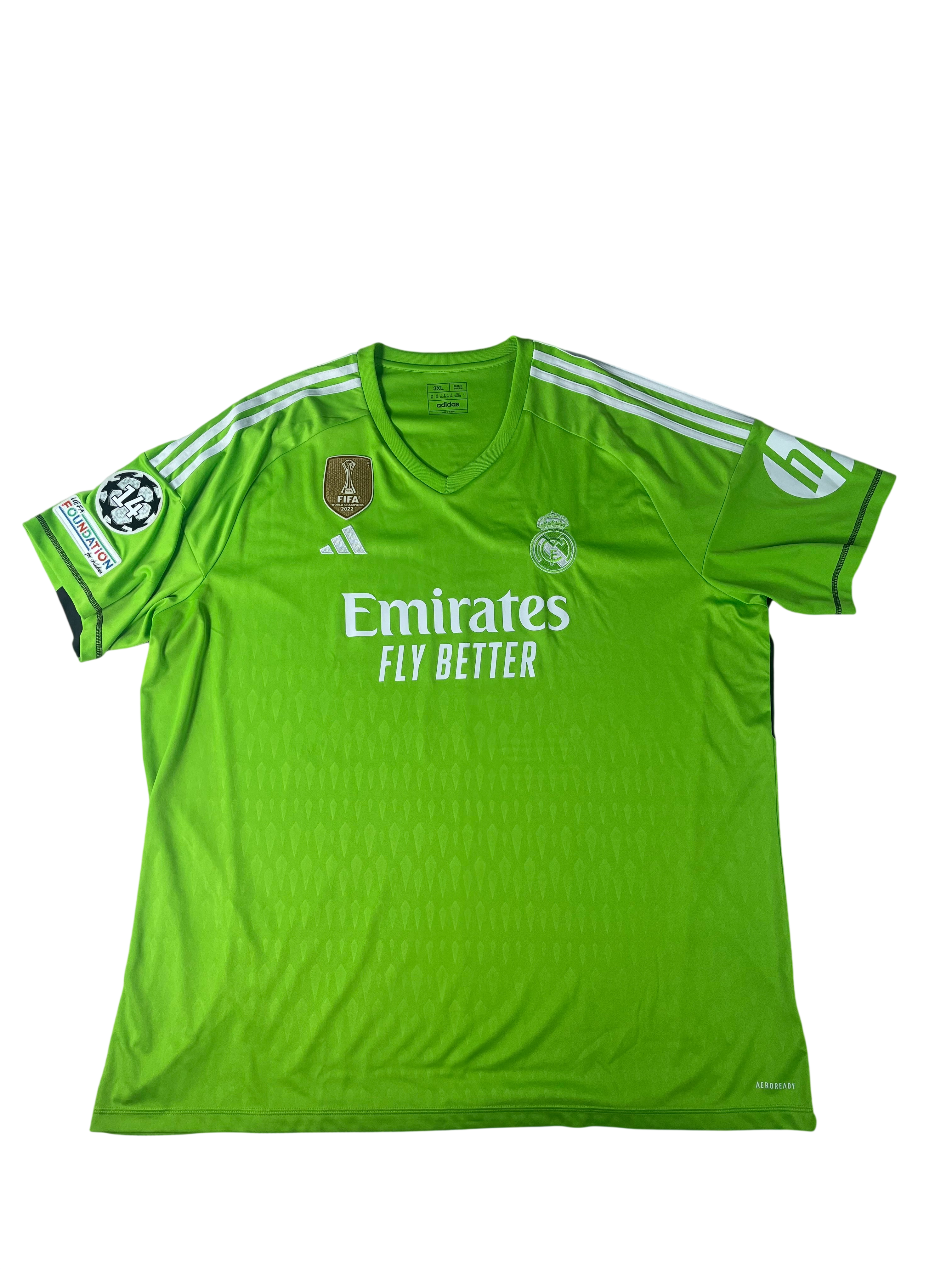 Jersey Real Madrid Portero 2023 2024 *Champions League* Thibaut Courtois (XXXL)