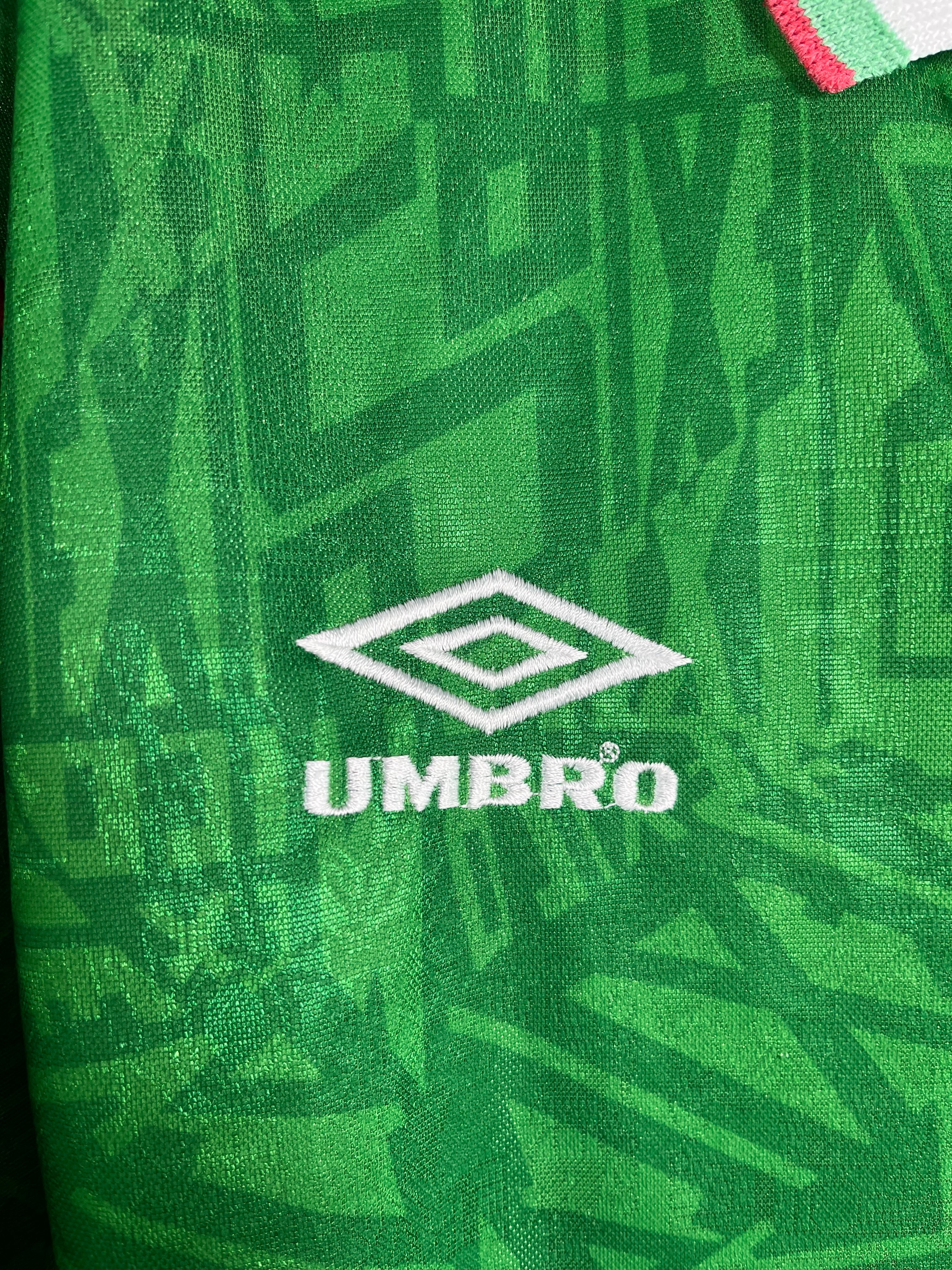 Jersey México Local 1993 1994 Versión Jugador (L)
