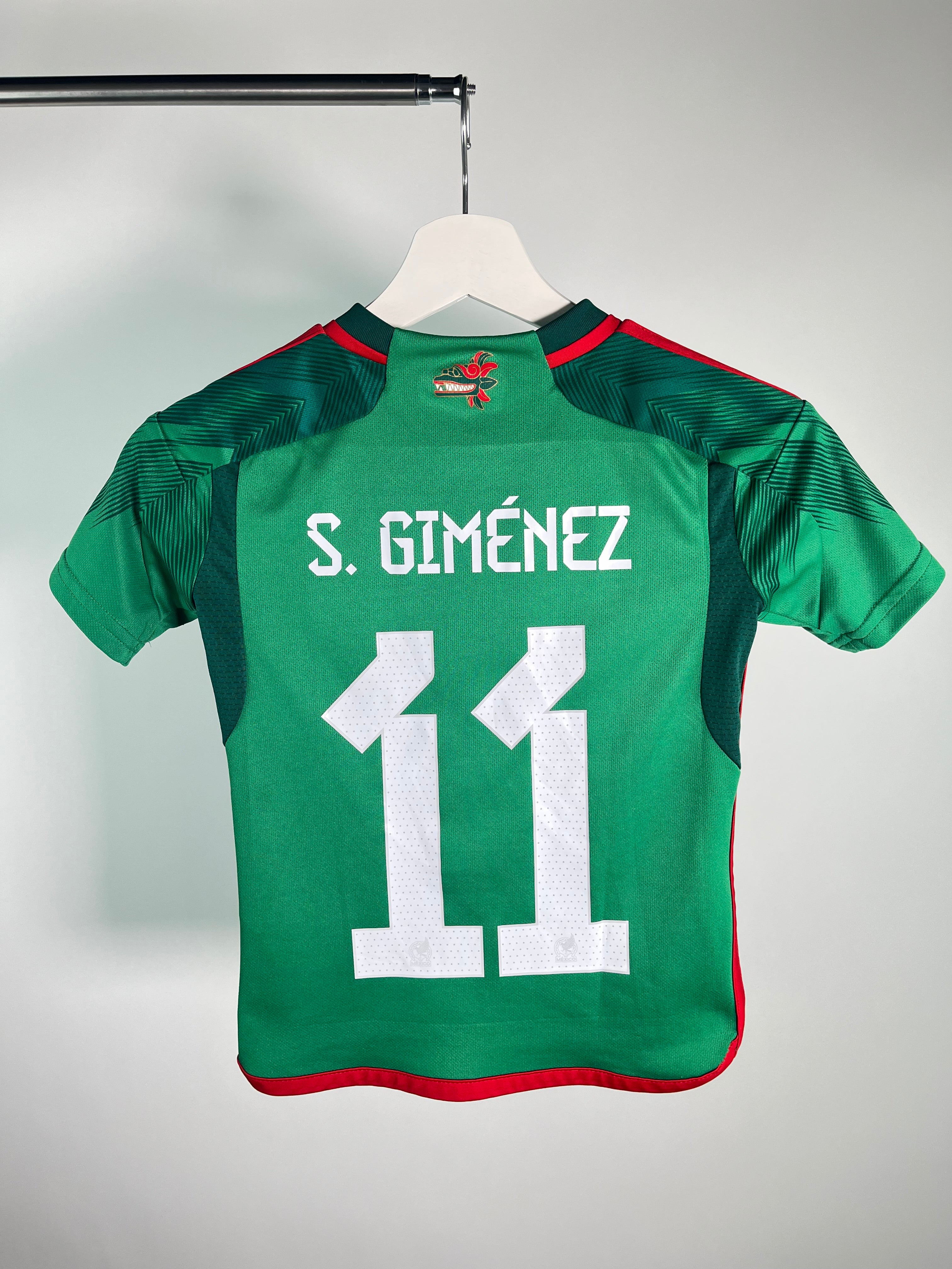 Jersey México Local 2022 2023 Santiago Giménez (XS Niño)