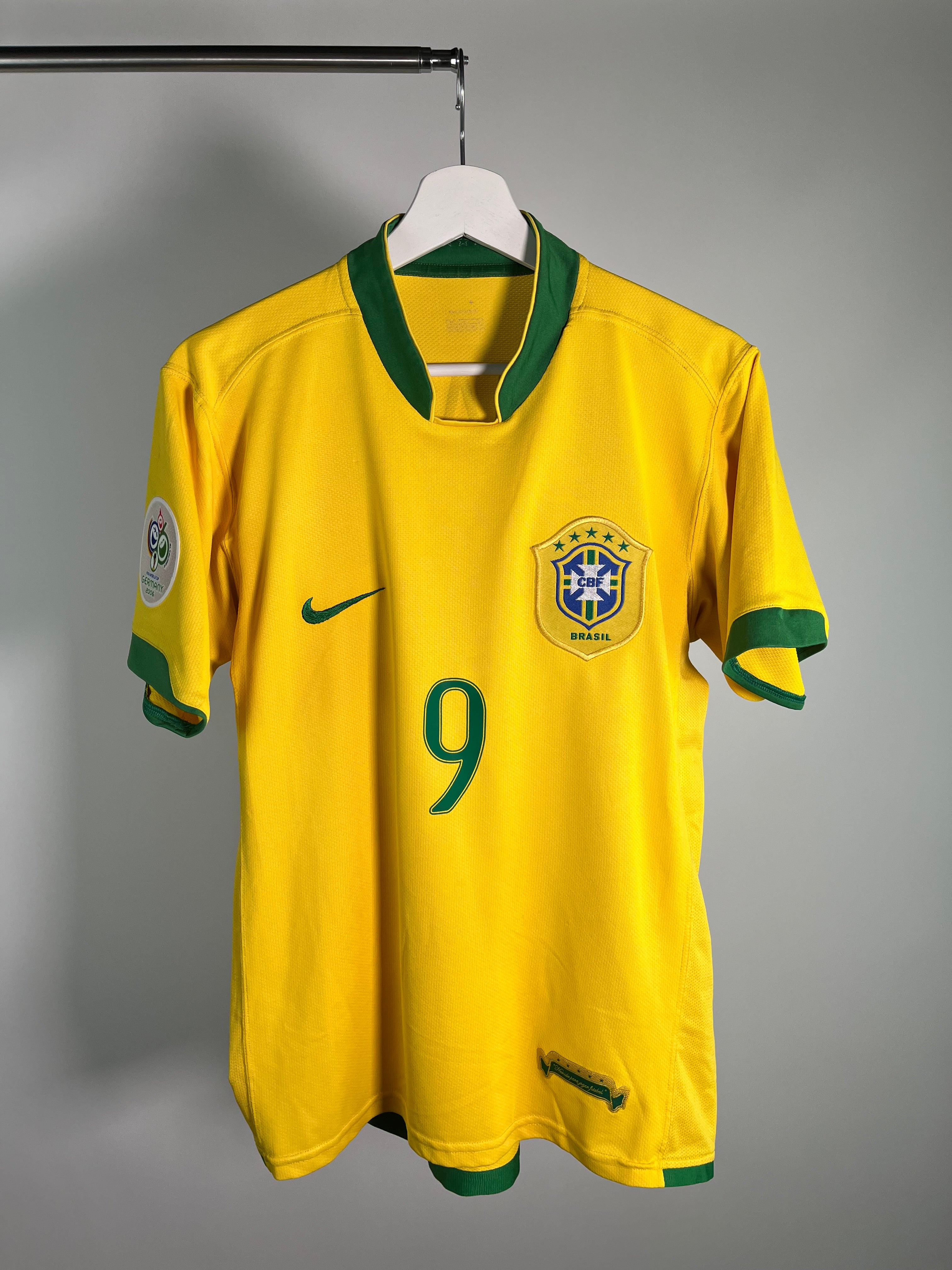 Jersey Brasil Local 2006 2008 *Mundial Alemania* Ronaldo Nazário (M)