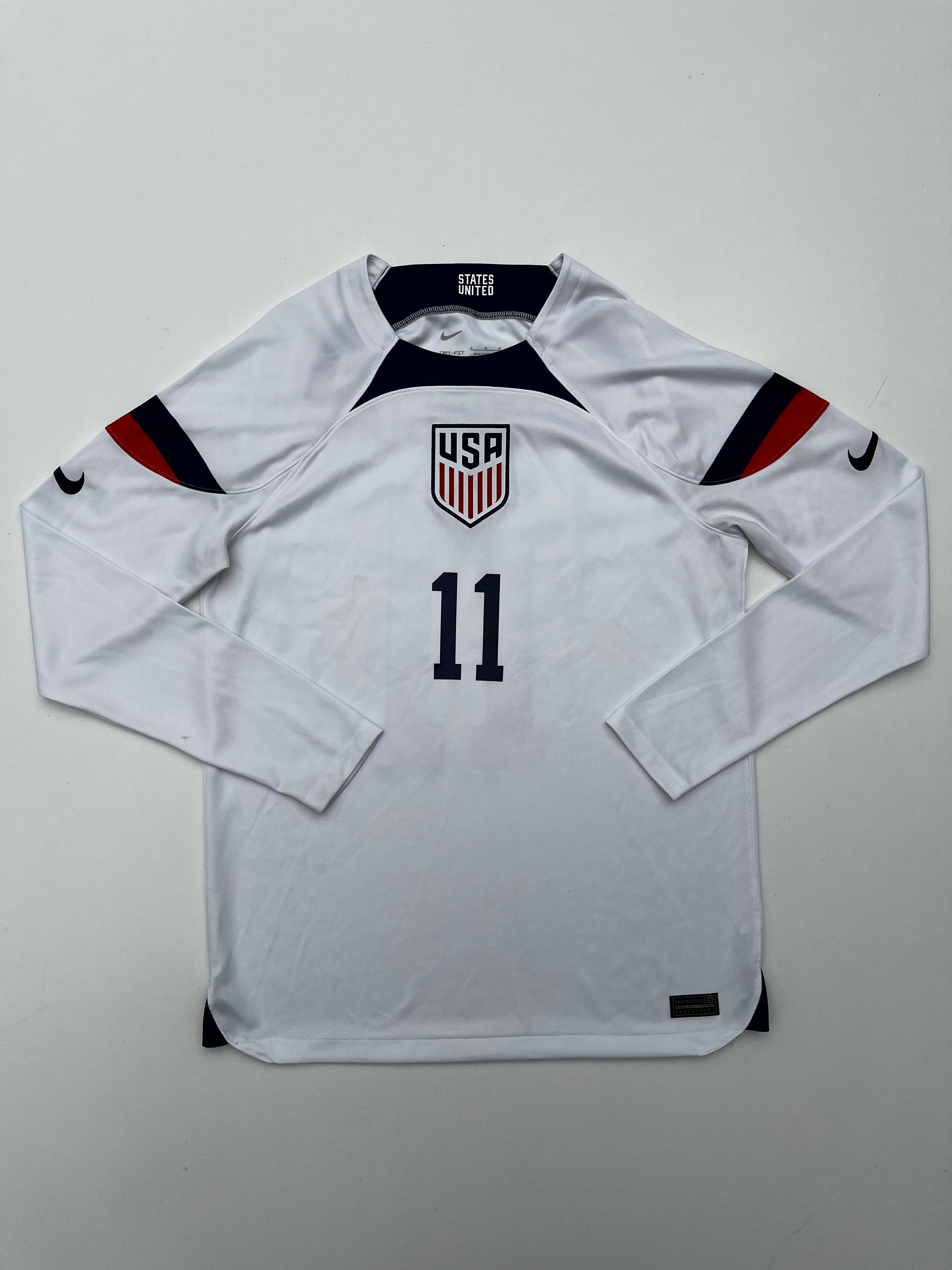 Jersey Estados Unidos Local 2022 2023 Manga Larga Brenden Aaronson (M)