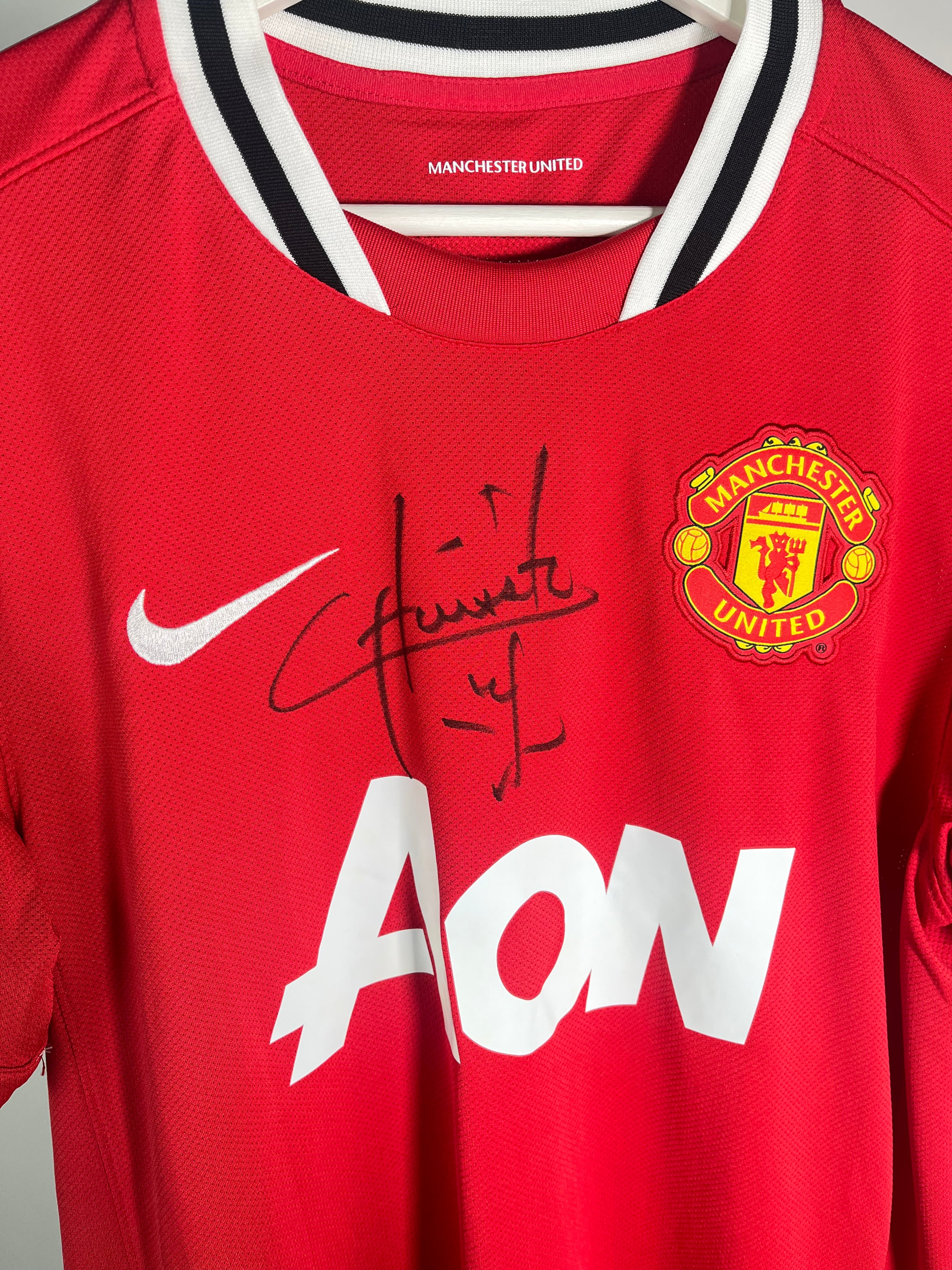 Jersey Manchester United Local 2011 2012 Autografiado Javier "Chicharito" Hernández (M)