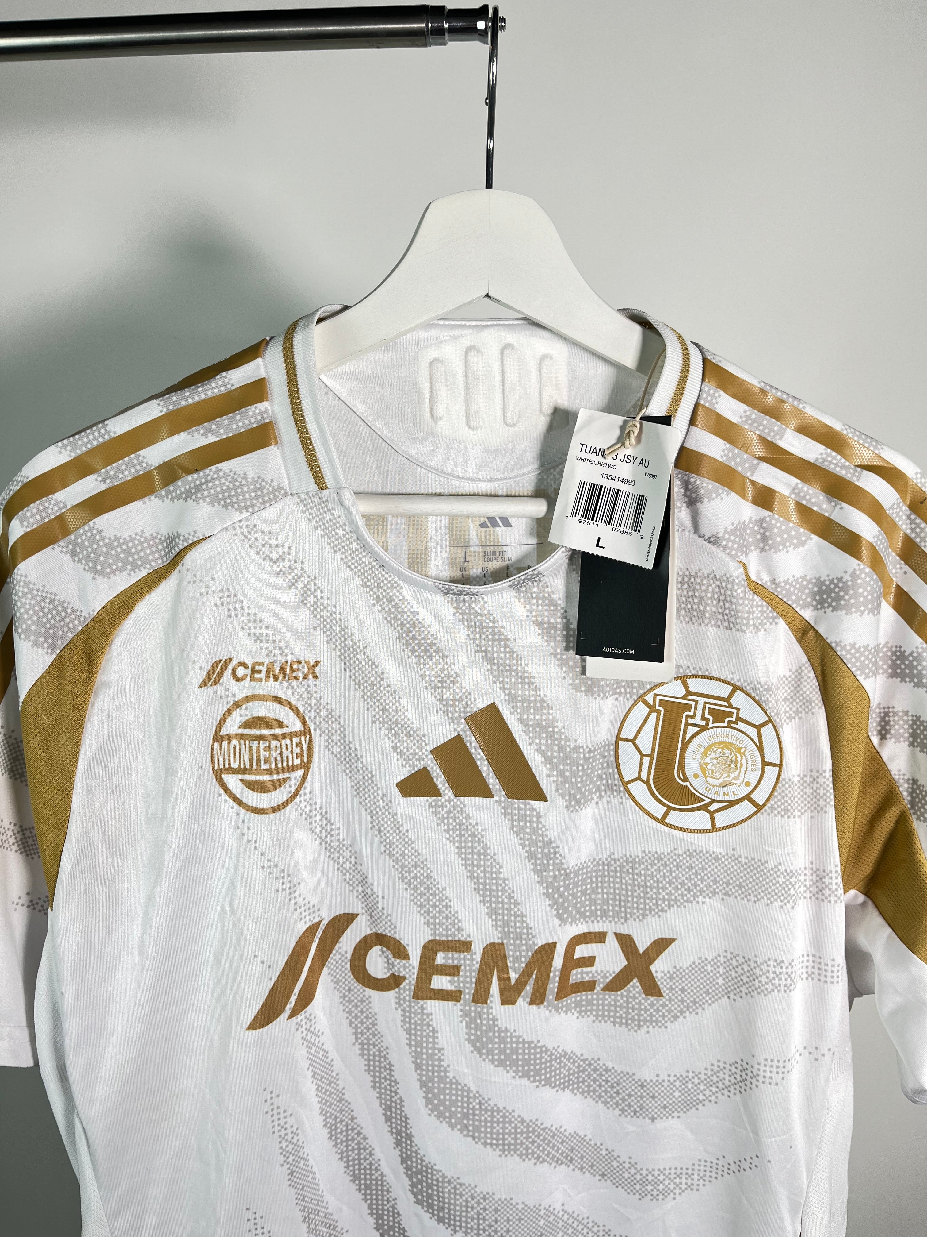 Jersey Tigres Tercera 2024 2025 Versión Jugador *C/Etiquetas* (L)