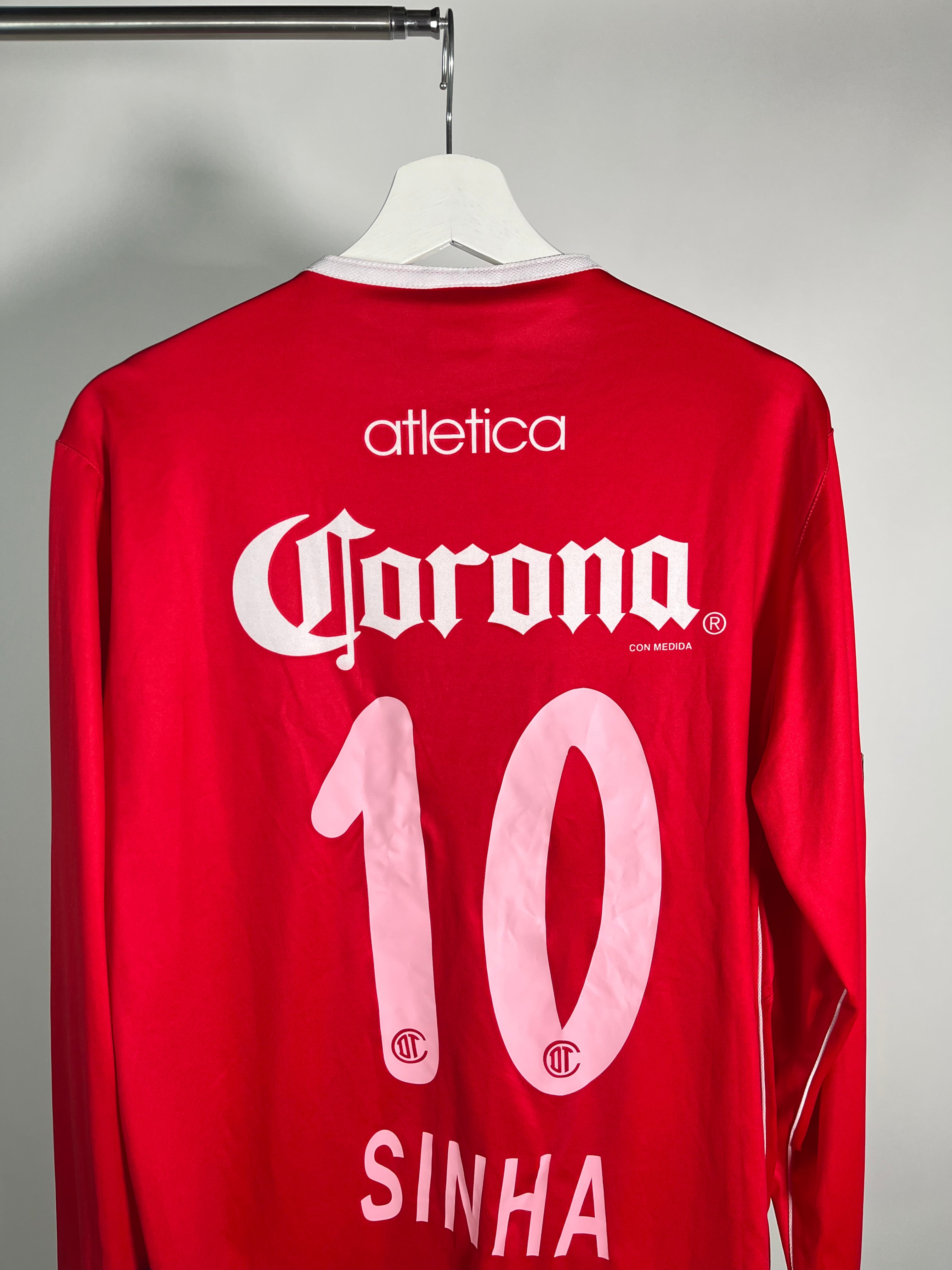 Jersey Toluca Local 2004 2005 Manga Larga Sinha (S)