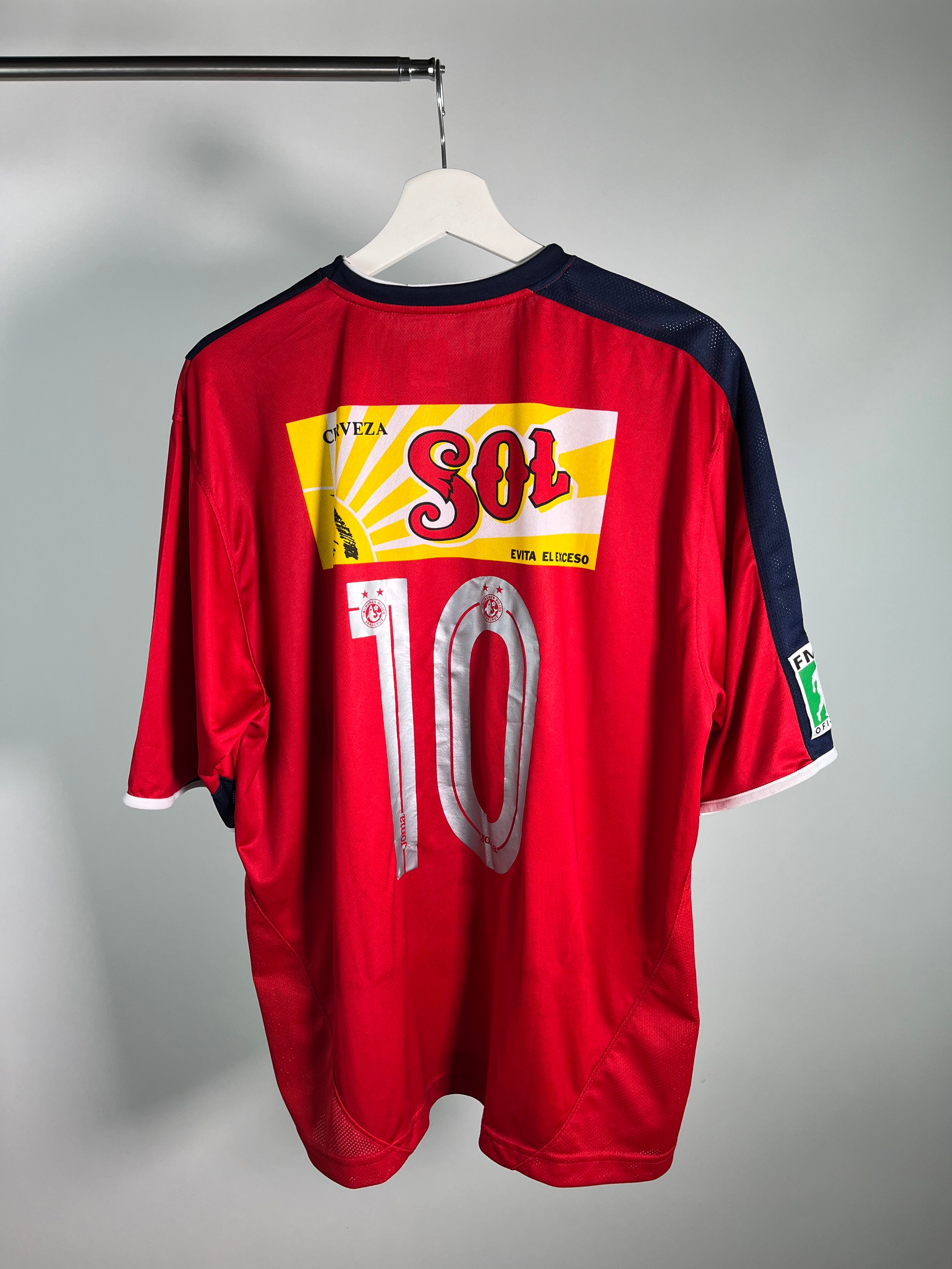 Jersey Veracruz Local 2004 2005 Utilería Cuahtémoc Blanco (XL)