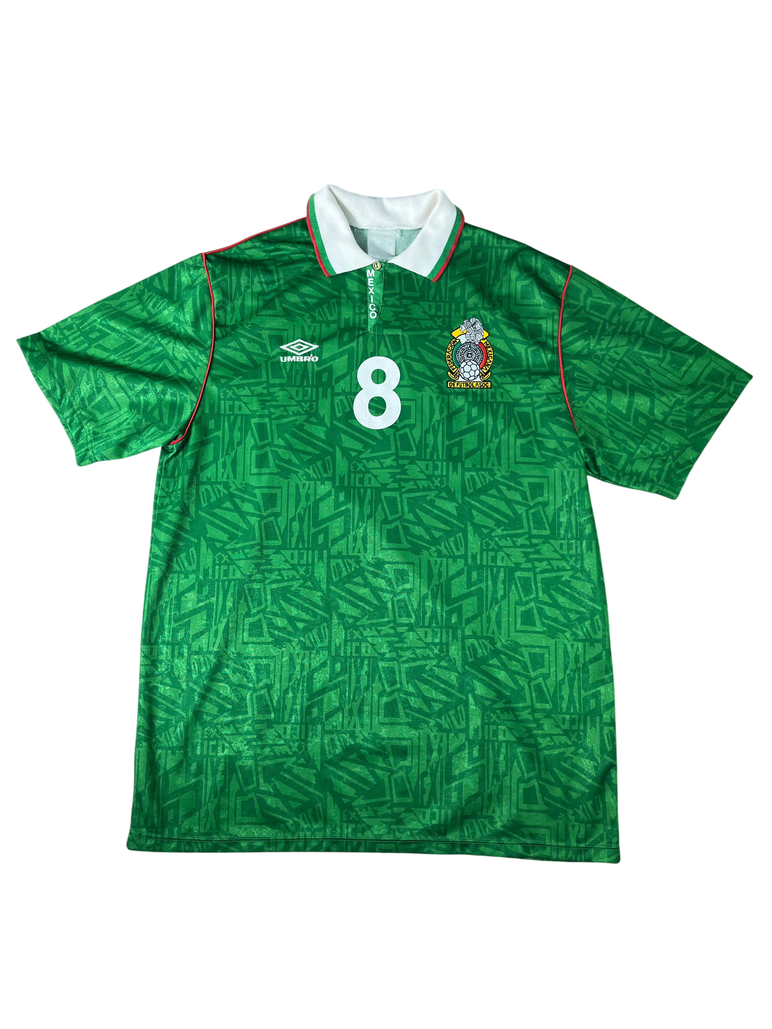 Jersey México Local 1993 1994 Utilería Alberto García Aspe (XL)