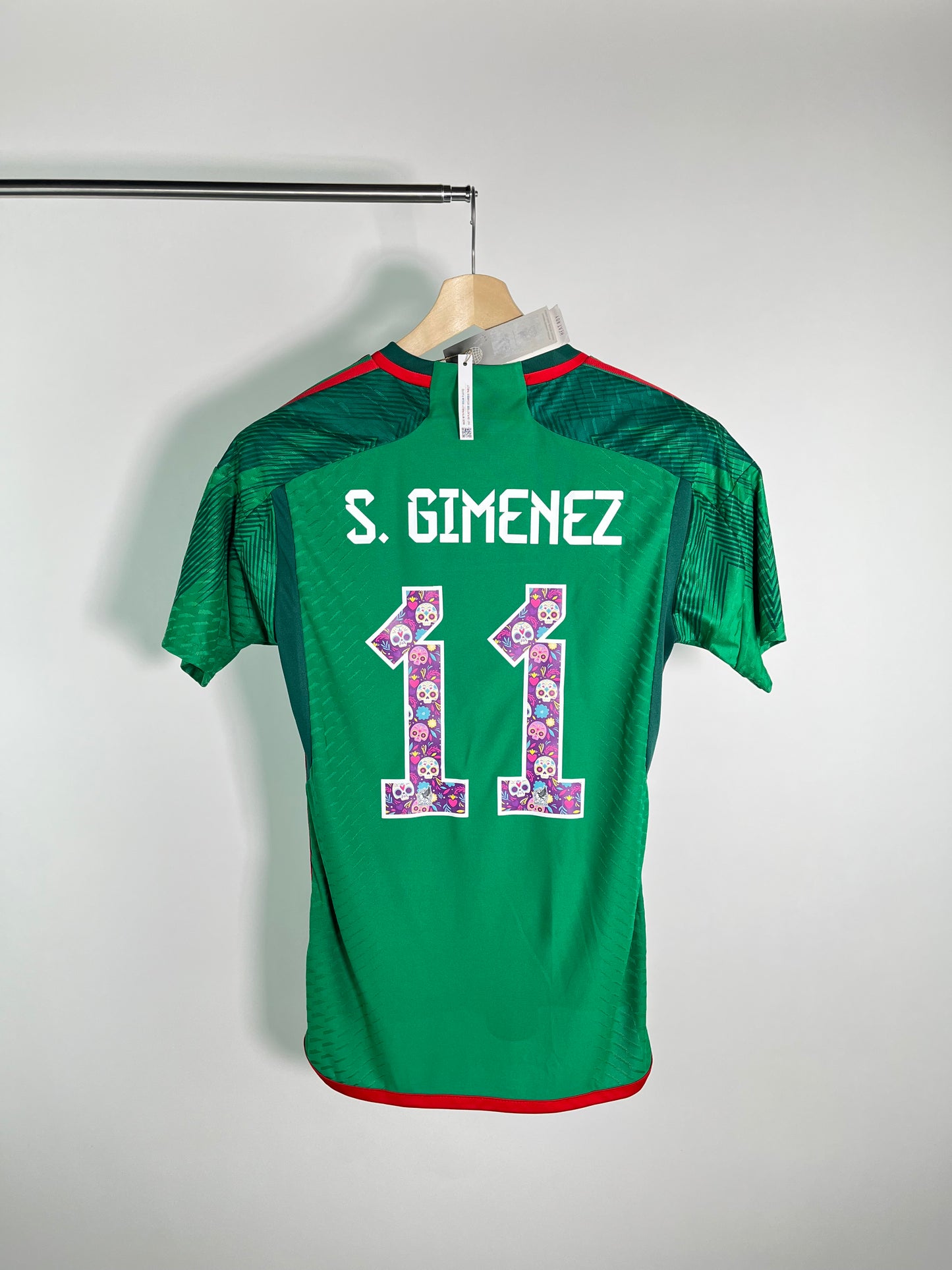 Jersey México Local 2022 2023 Versión Jugador *Día de Muertos* Santiago Giménez (S)