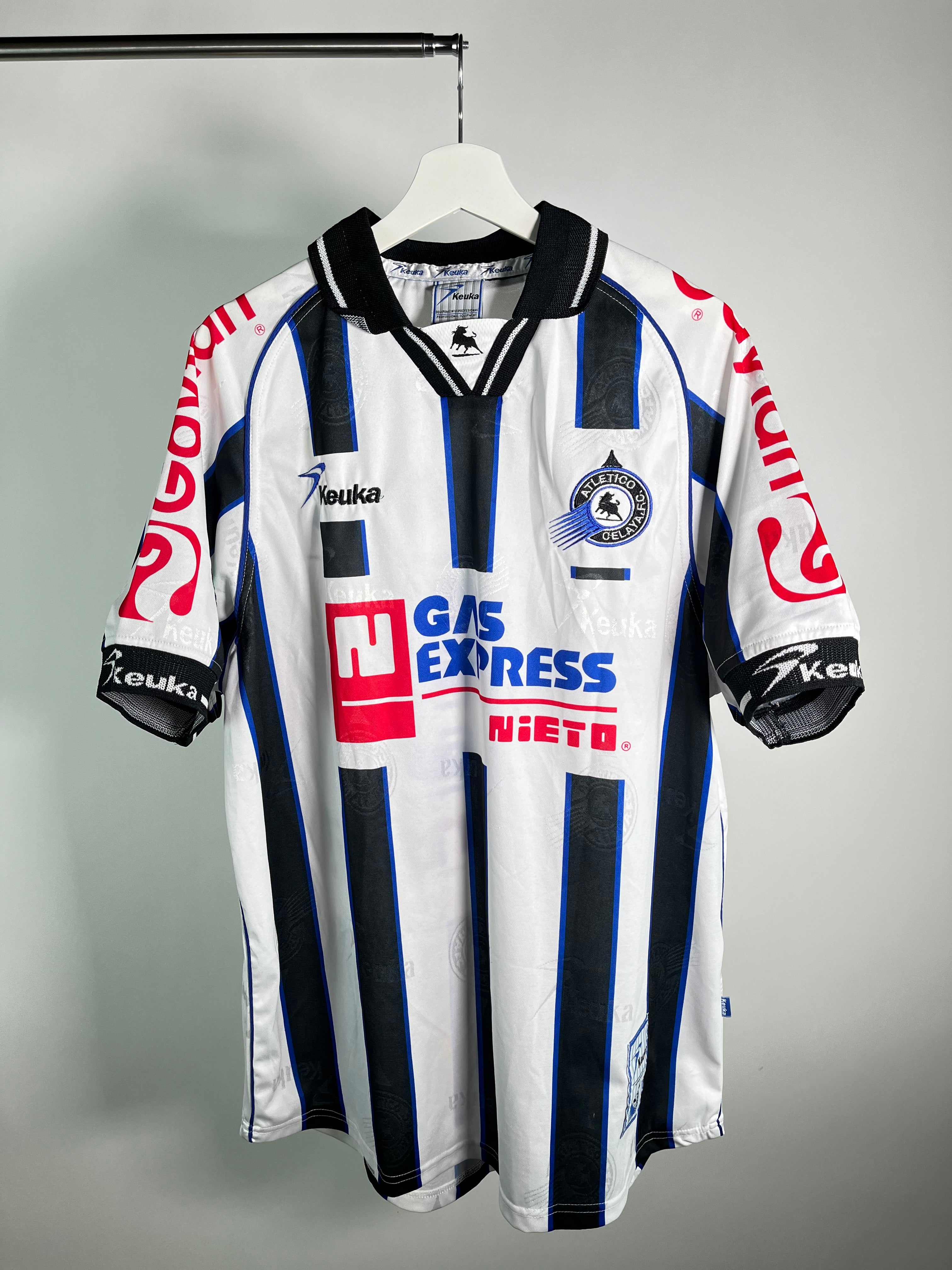 Jersey Atlético Celaya Visita 2000 2001 Tiba Utilería (L)