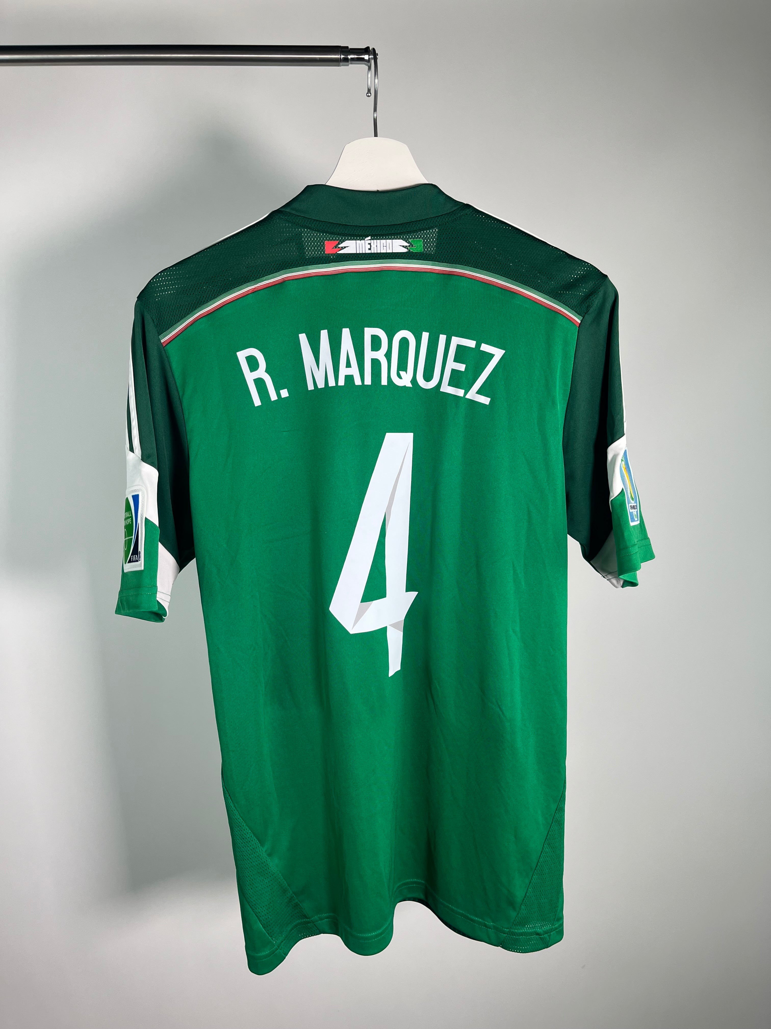Jersey México Local 2014 2015 *Match Detail vs Países Bajos* Rafael Márquez (S)