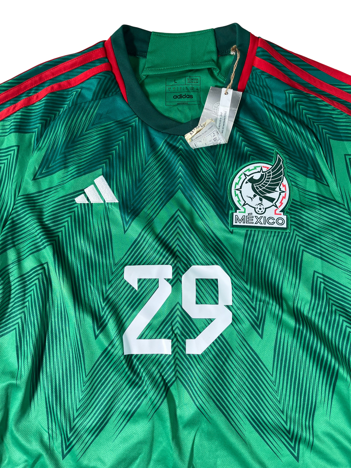 Jersey México Local 2022 2024 Santiago Giménez *C/Etiquetas* (L)