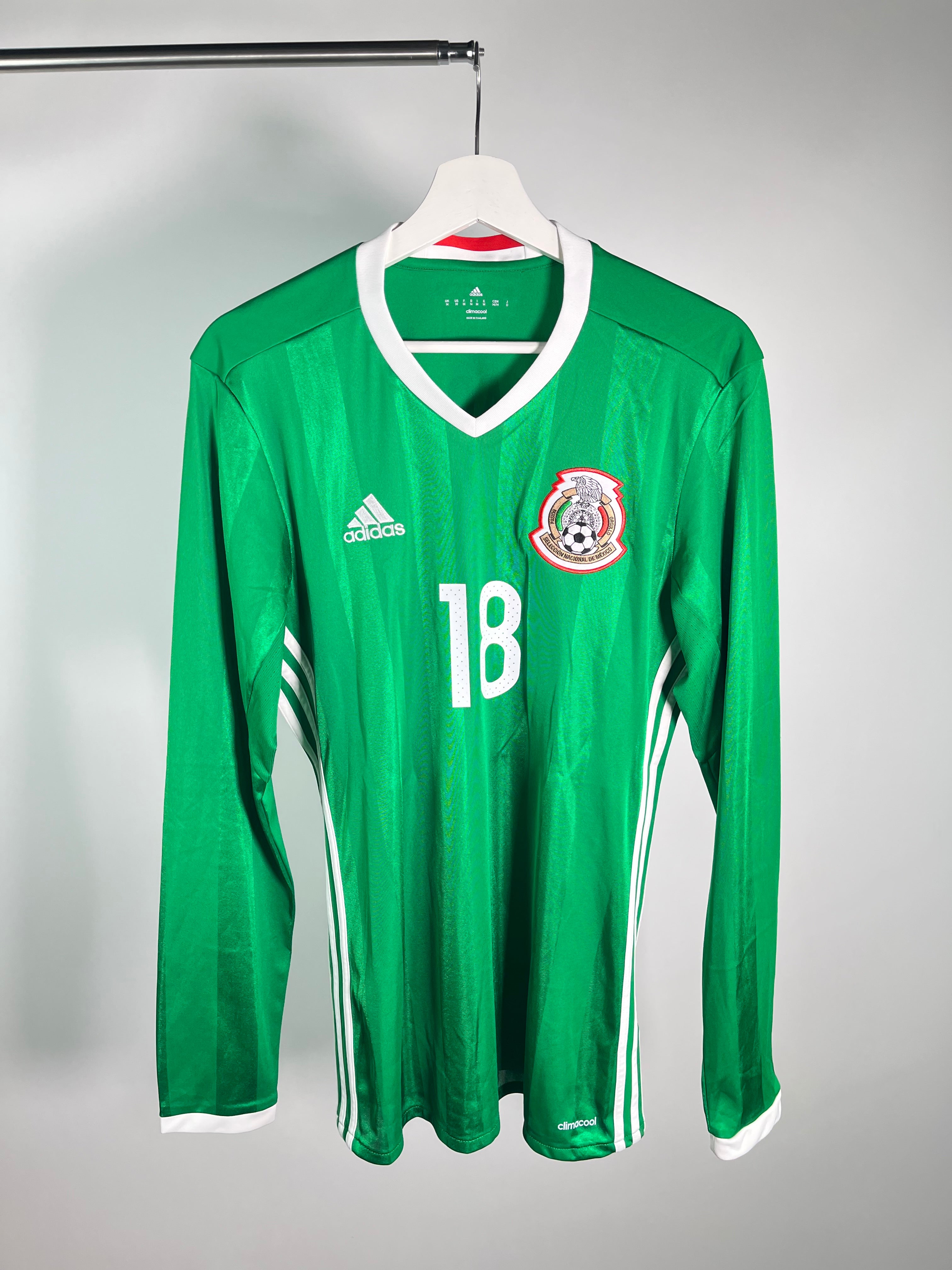 Jersey México Local 2016 2017 Manga Larga Andrés Guardado (M)