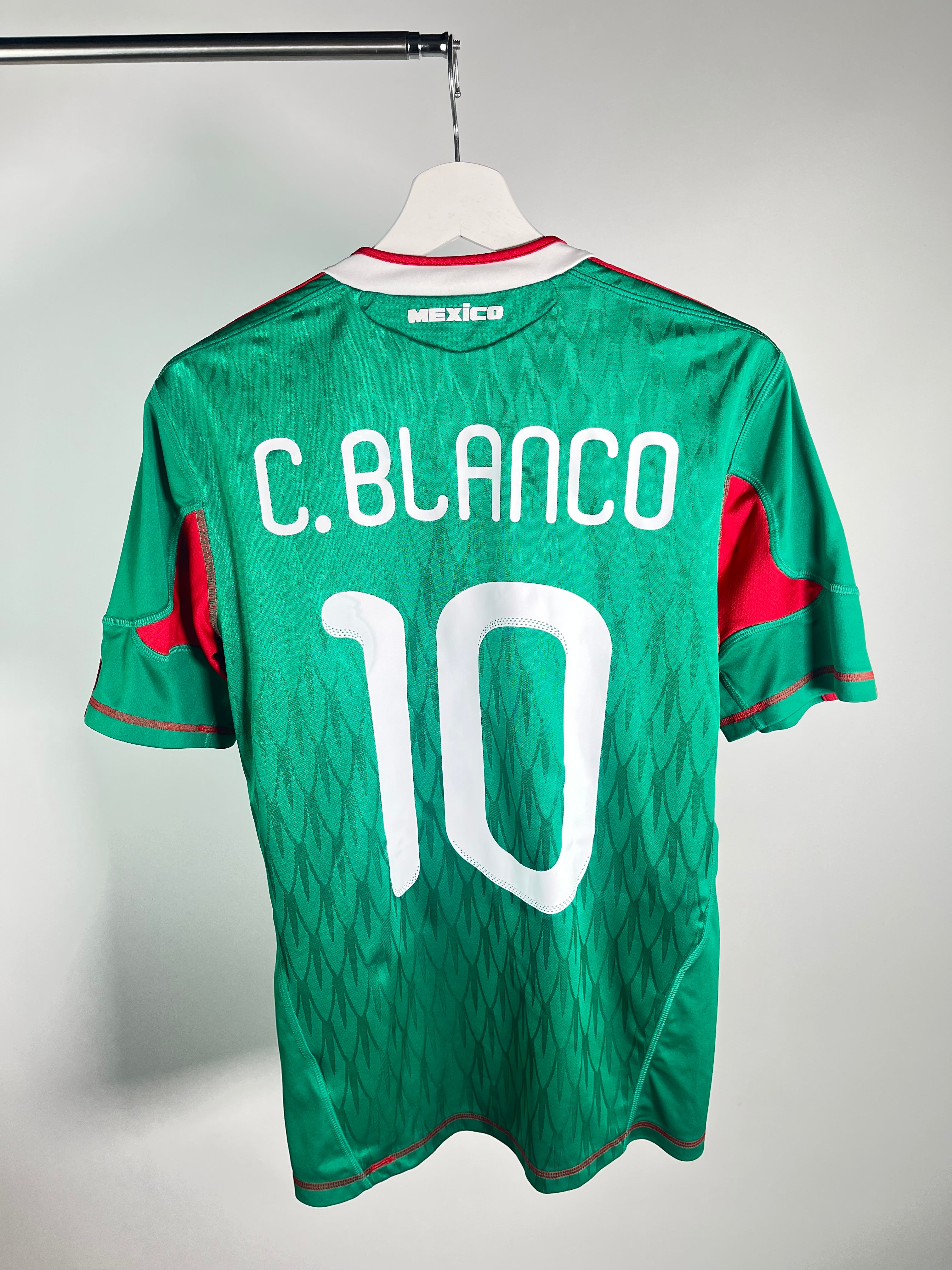 Jersey México Local 2010 2011 *Match Detail vs Argentina* Cuauhtémoc Blanco (S)