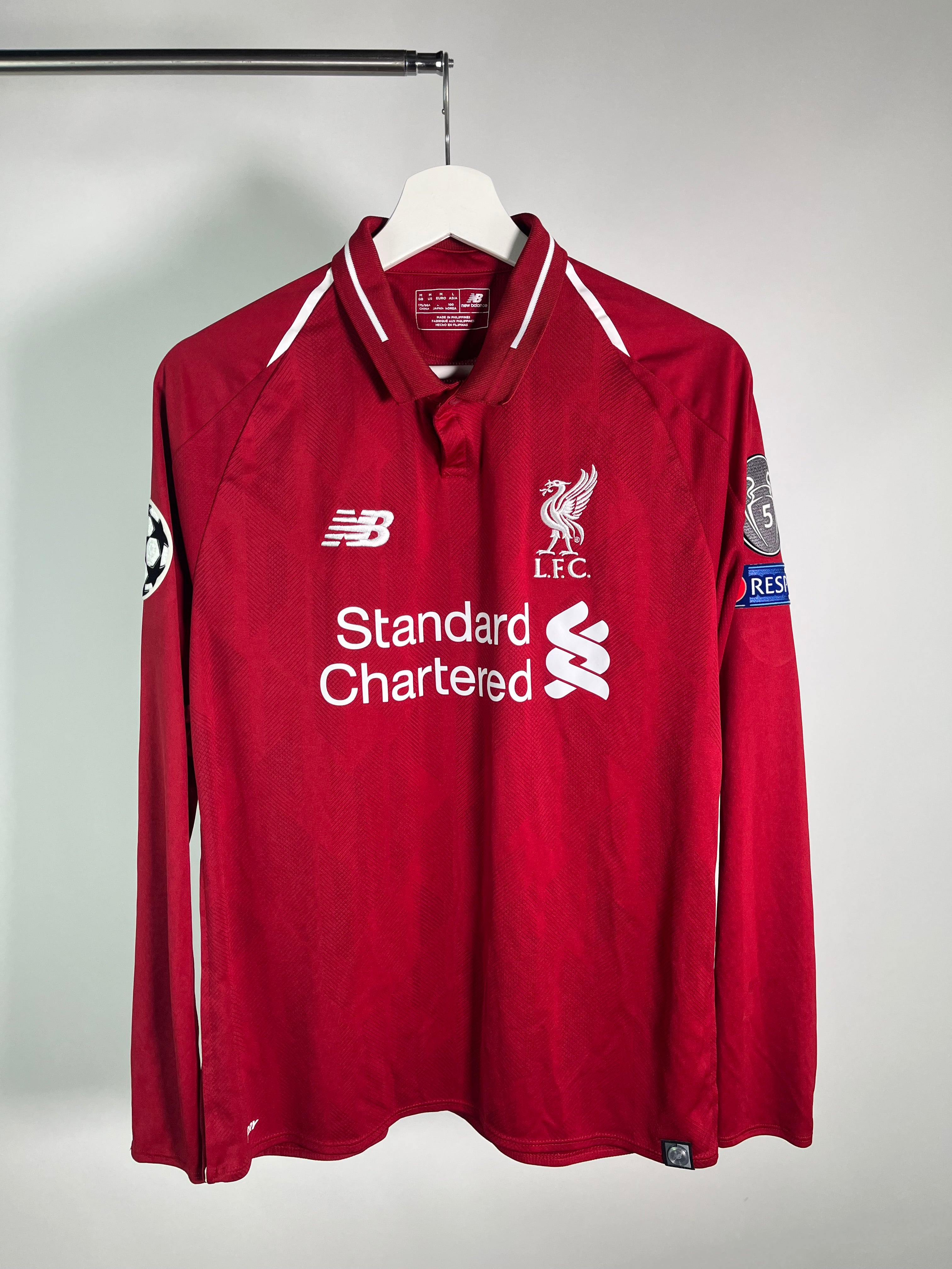 Jersey Liverpool Local 2018 2019 *Champions League* Manga Larga (M)