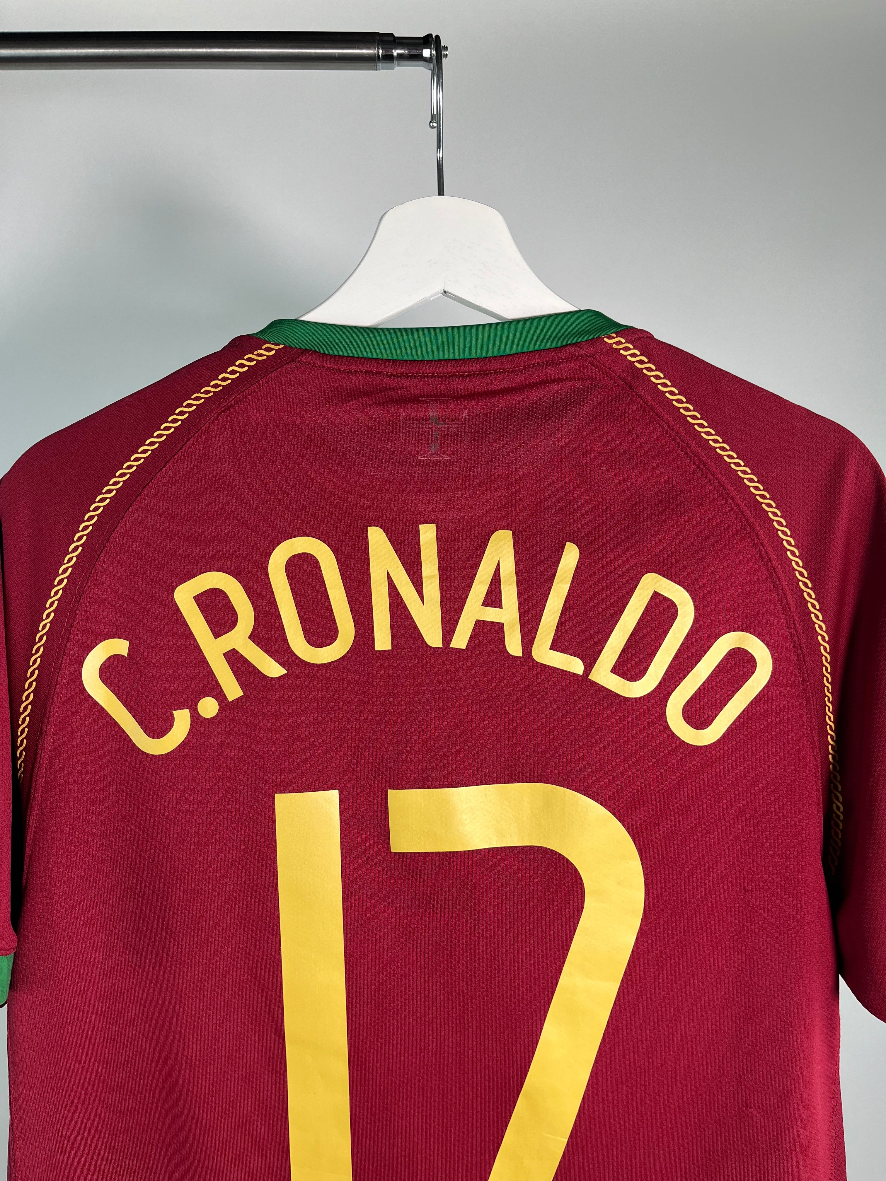Jersey Portugal Local 2006 2008 *Match Detail vs Holanda* Cristiano Ronaldo (M)