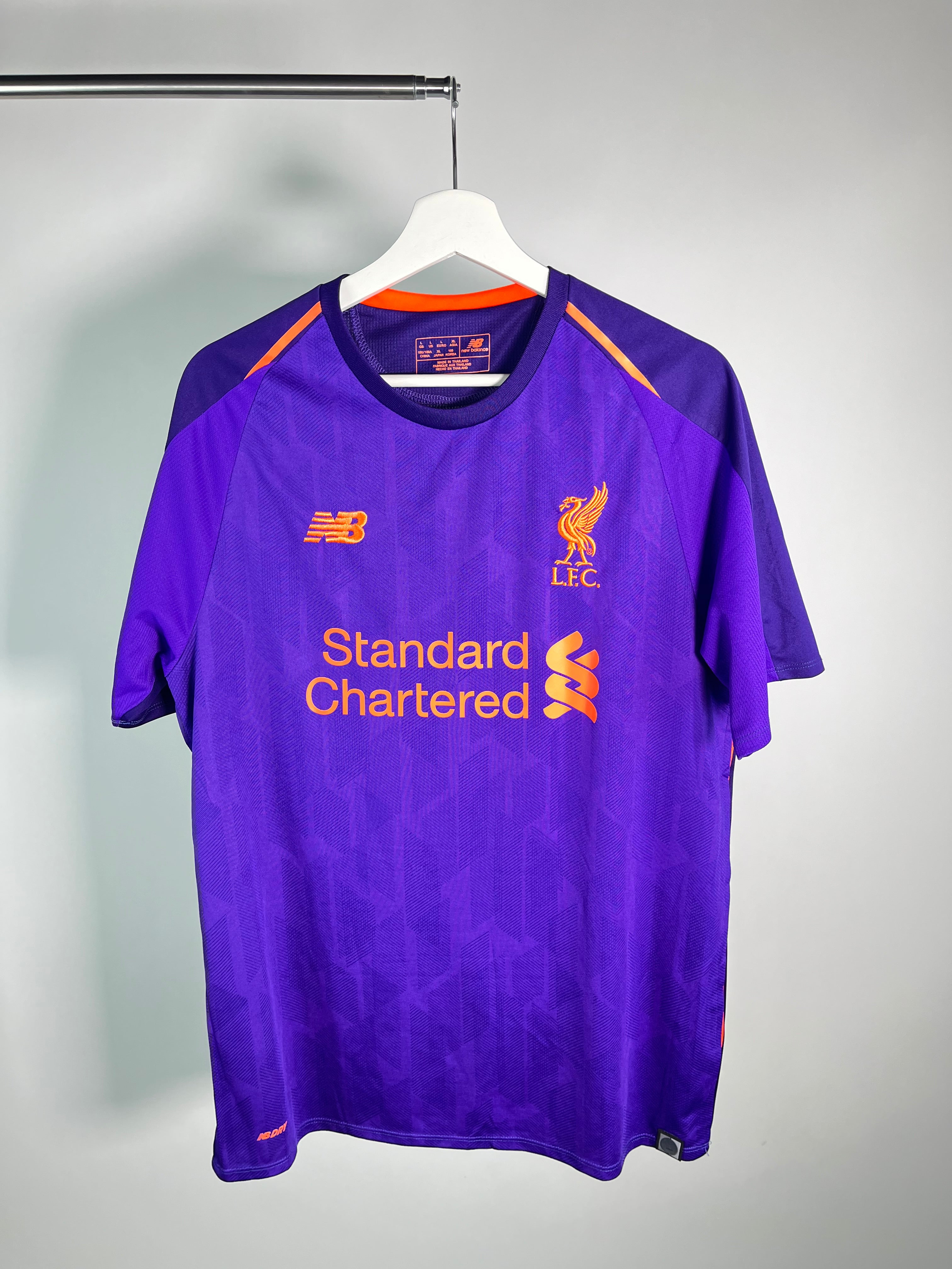 Jersey Liverpool Visita 2018 2019 Virgil Van Dijk (L)