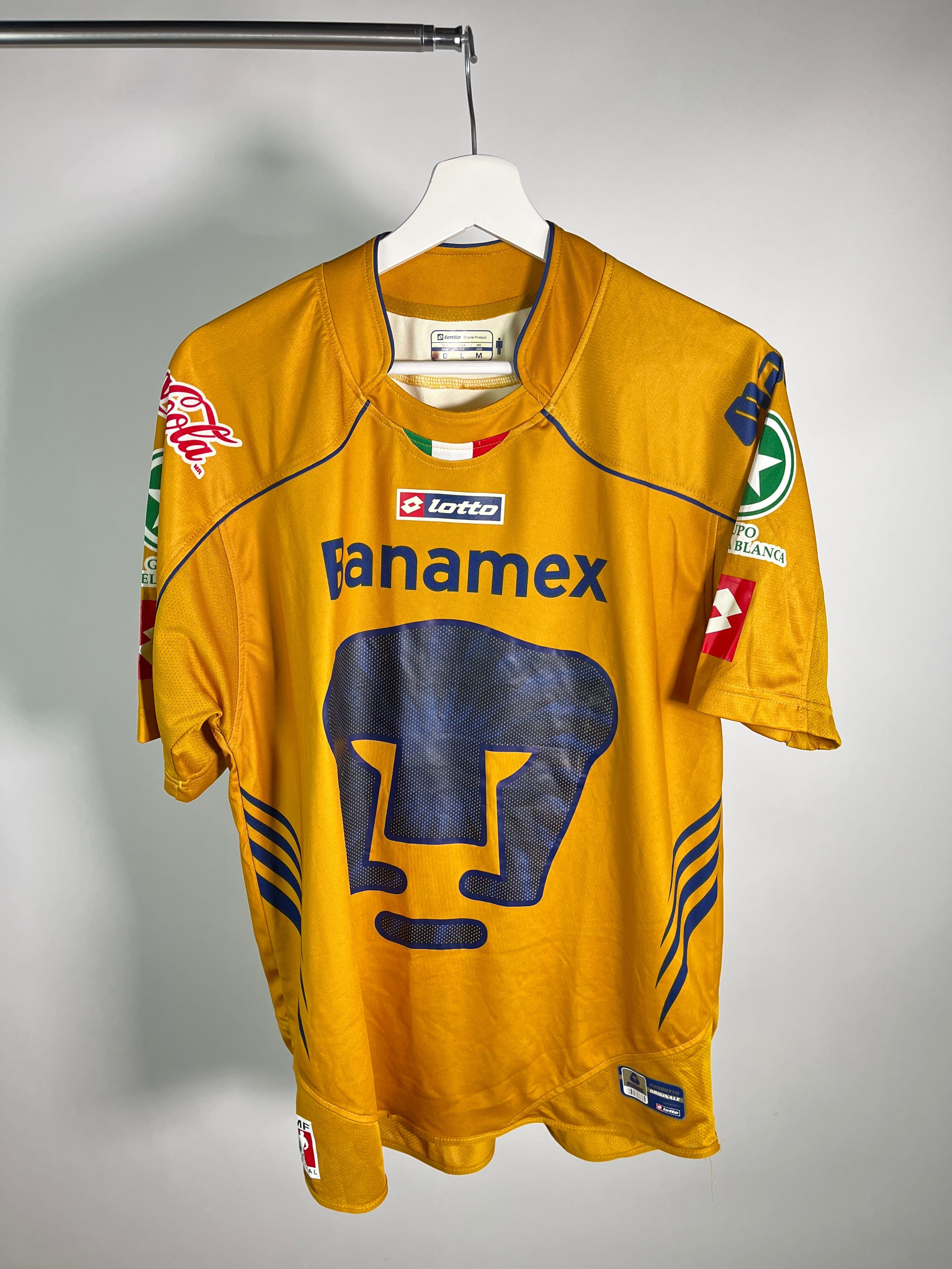 Jersey Pumas Visita 2006 2007 Match Worn Ignacio Scocco (L)