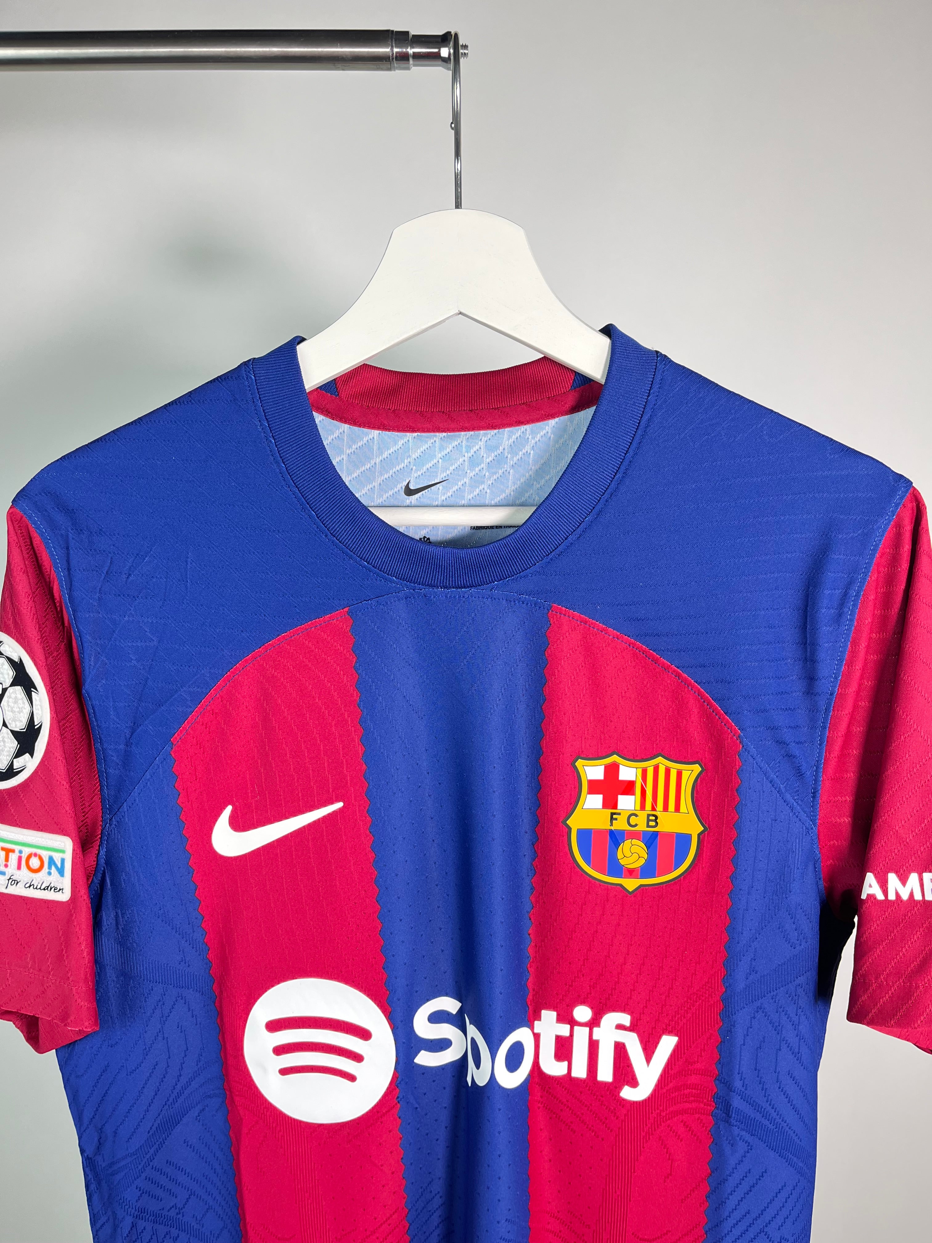 Jersey Barcelona Local 2023 2024 *Champions League* Versión Jugador (S)