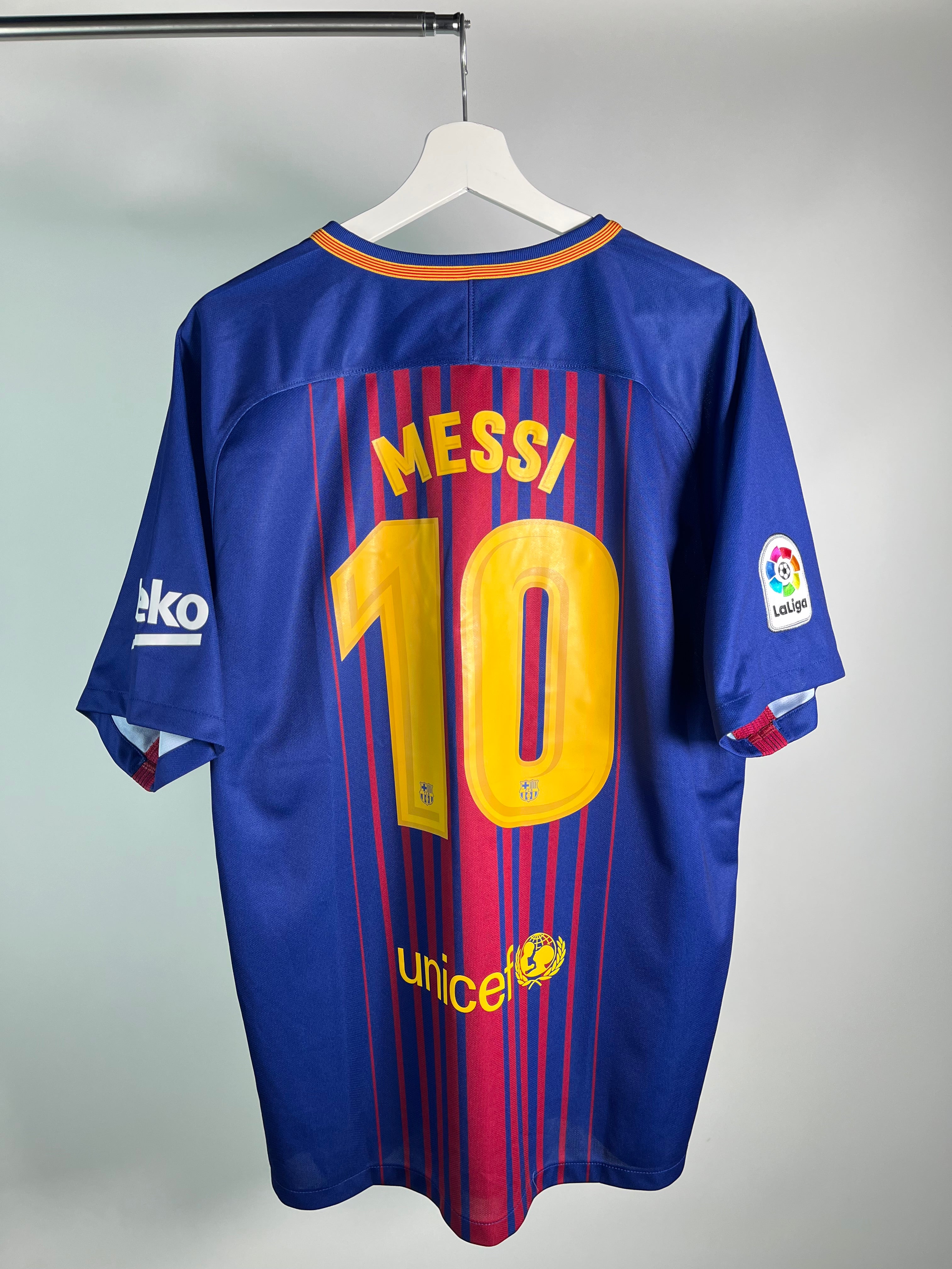 Jersey Barcelona Local 2017 2018 Lionel Messi (XL)