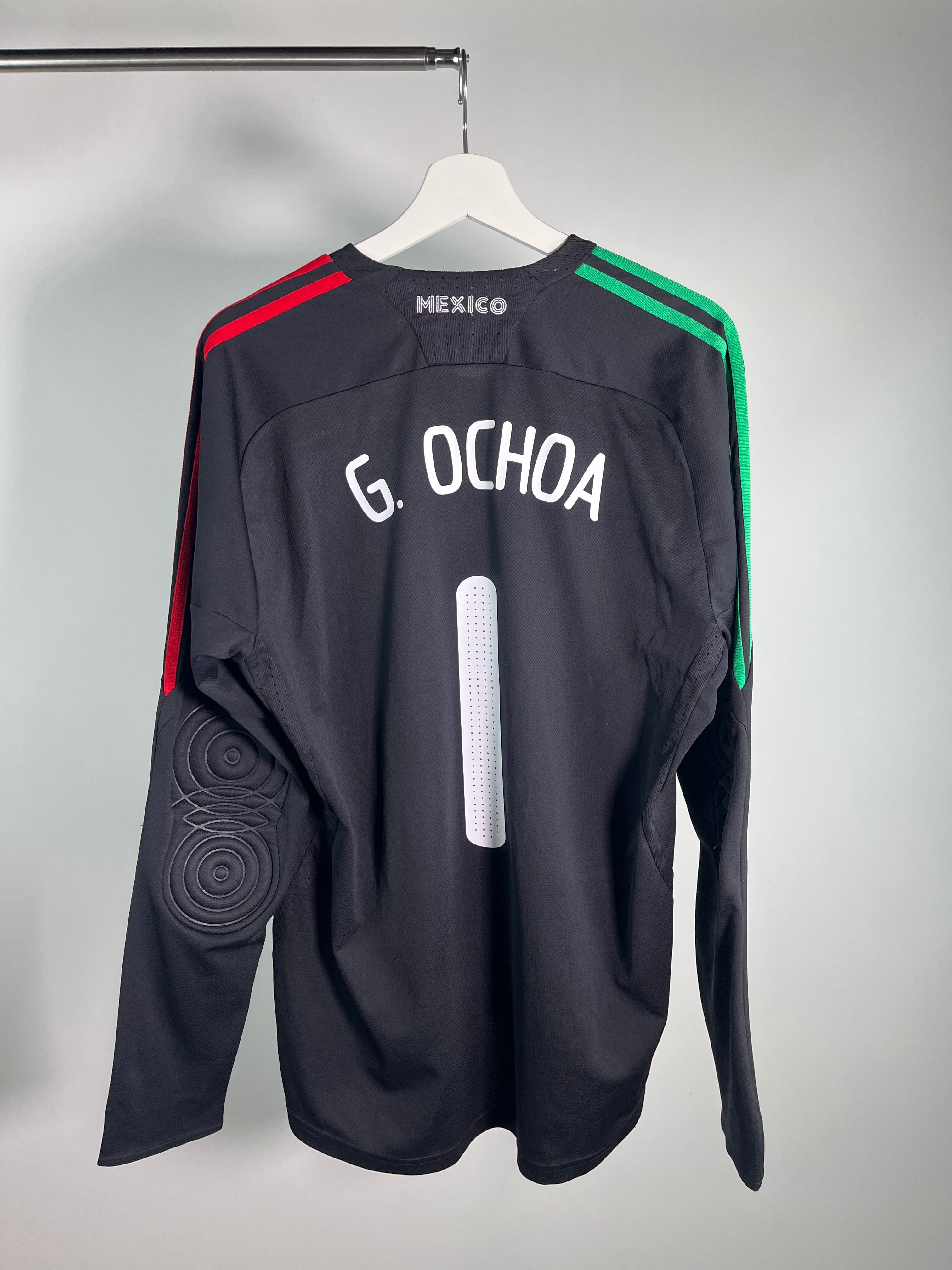 Jersey México Portero 2008 2010 Manga Larga Guillermo Ochoa (L)