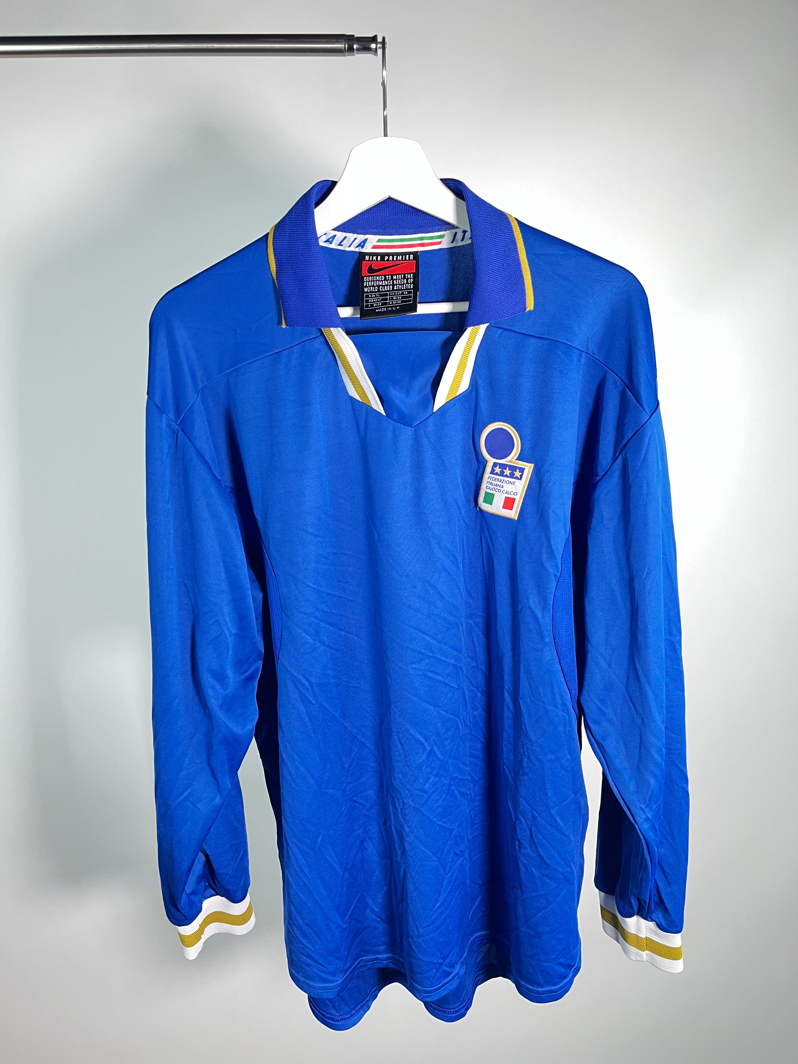 Italia Local 1996 1997 Manga Larga Versión Jugador (XL)