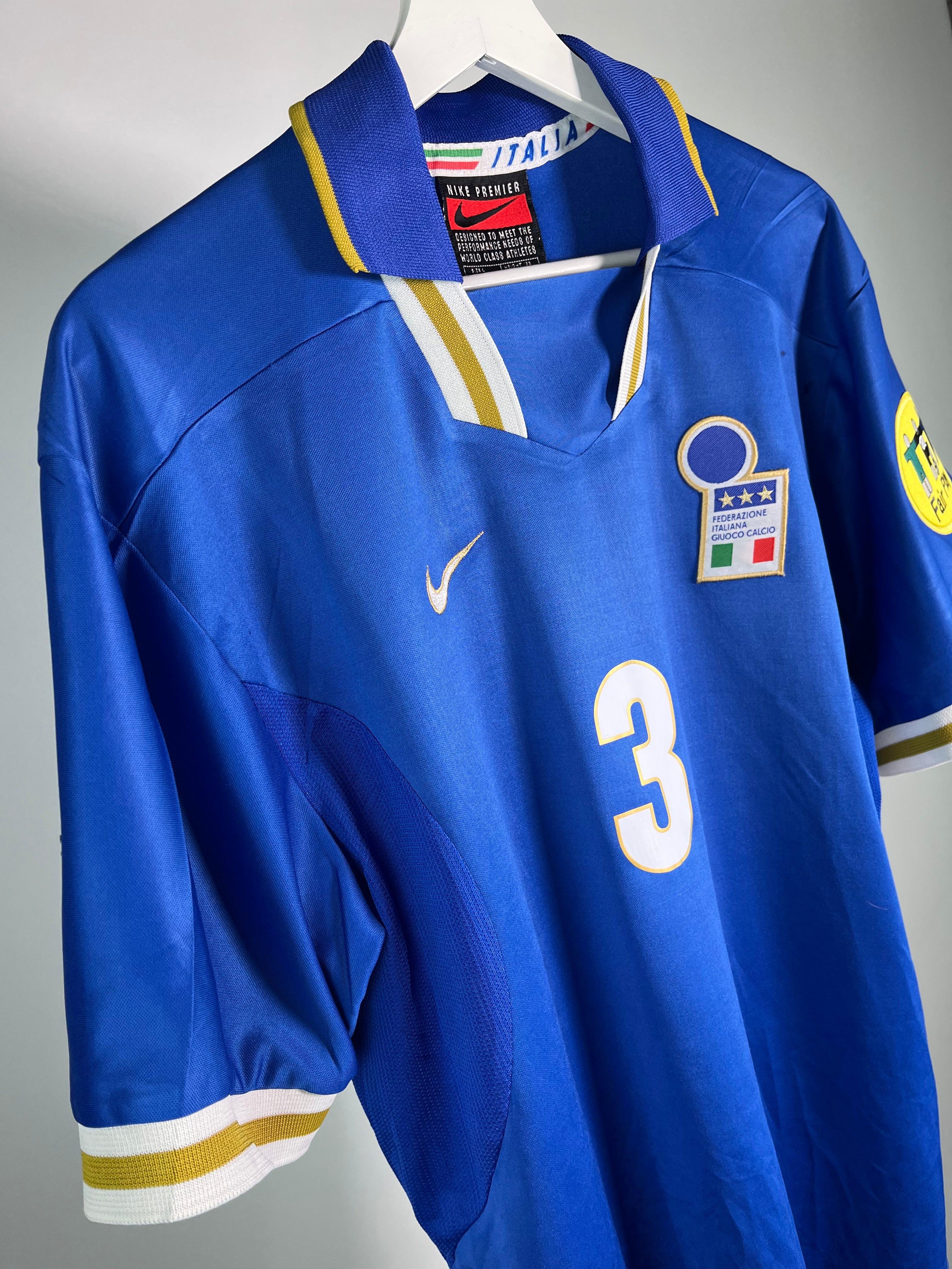 Jersey Italia Local 1996 1998 *Eurocopa* Paolo Maldini (L)