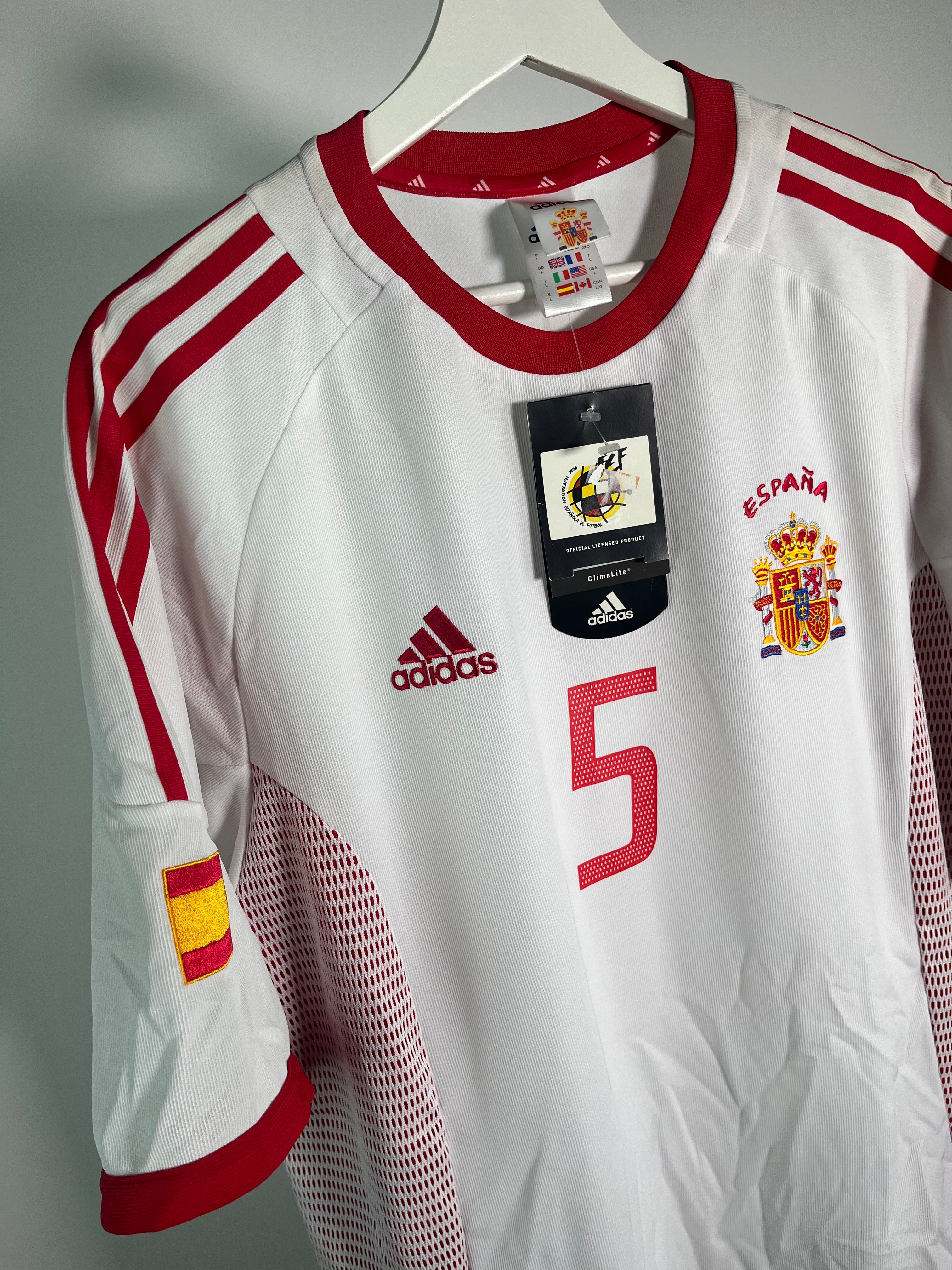 Jersey España Visita 2002 2004 Carles Puyol *C/Etiquetas* (L)