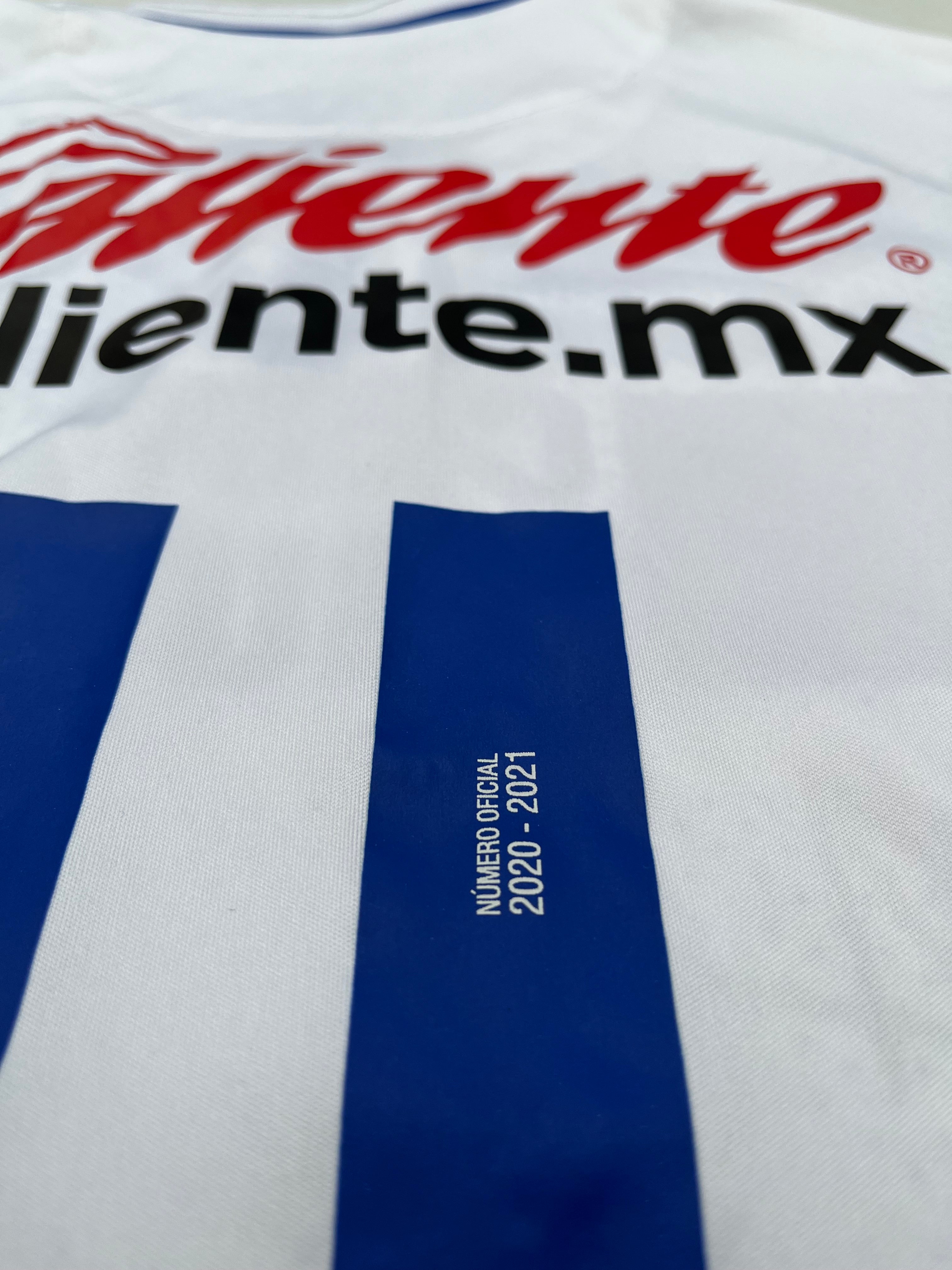 Jersey Cruz Azul Visita 2020 2021 Utilería Autografiado Julio Domínguez(S)