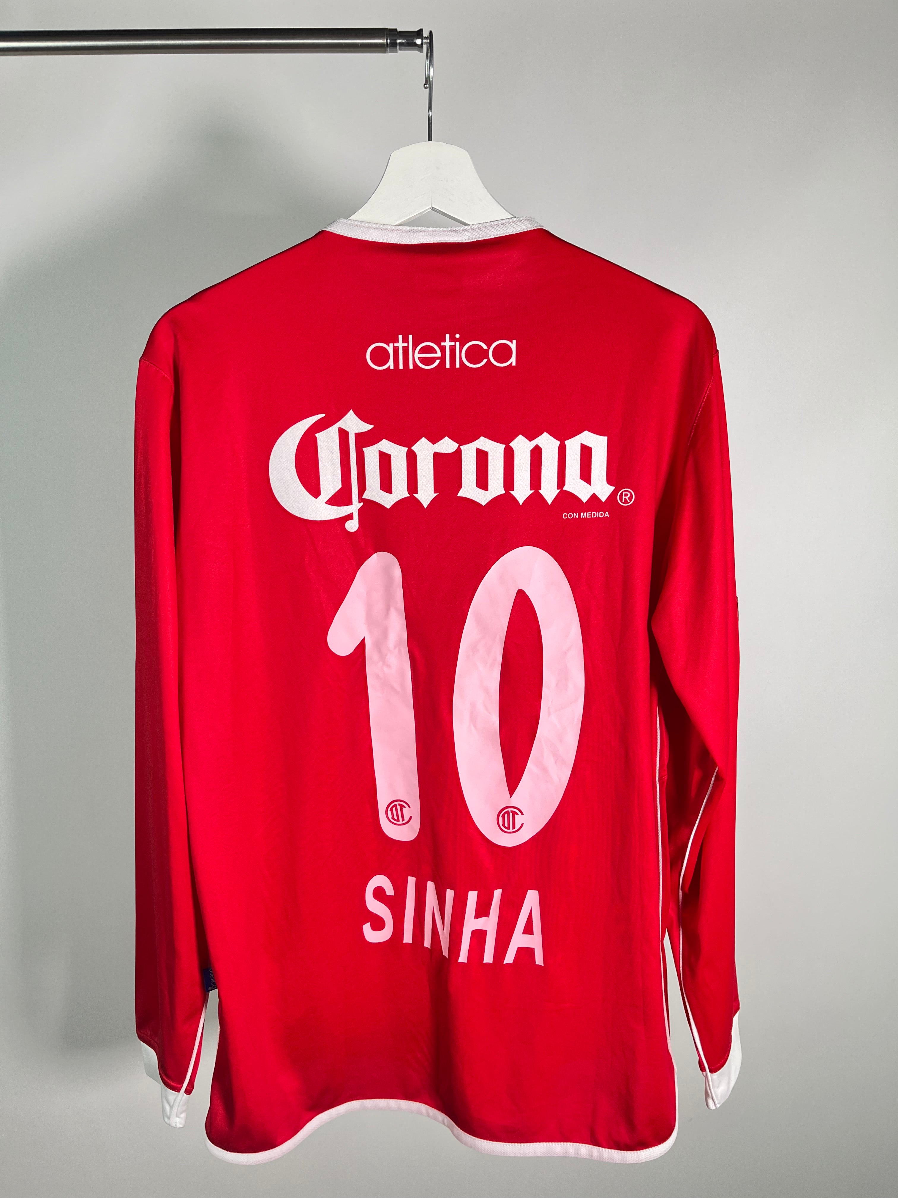 Jersey Toluca Local 2004 2005 Manga Larga Sinha (S)