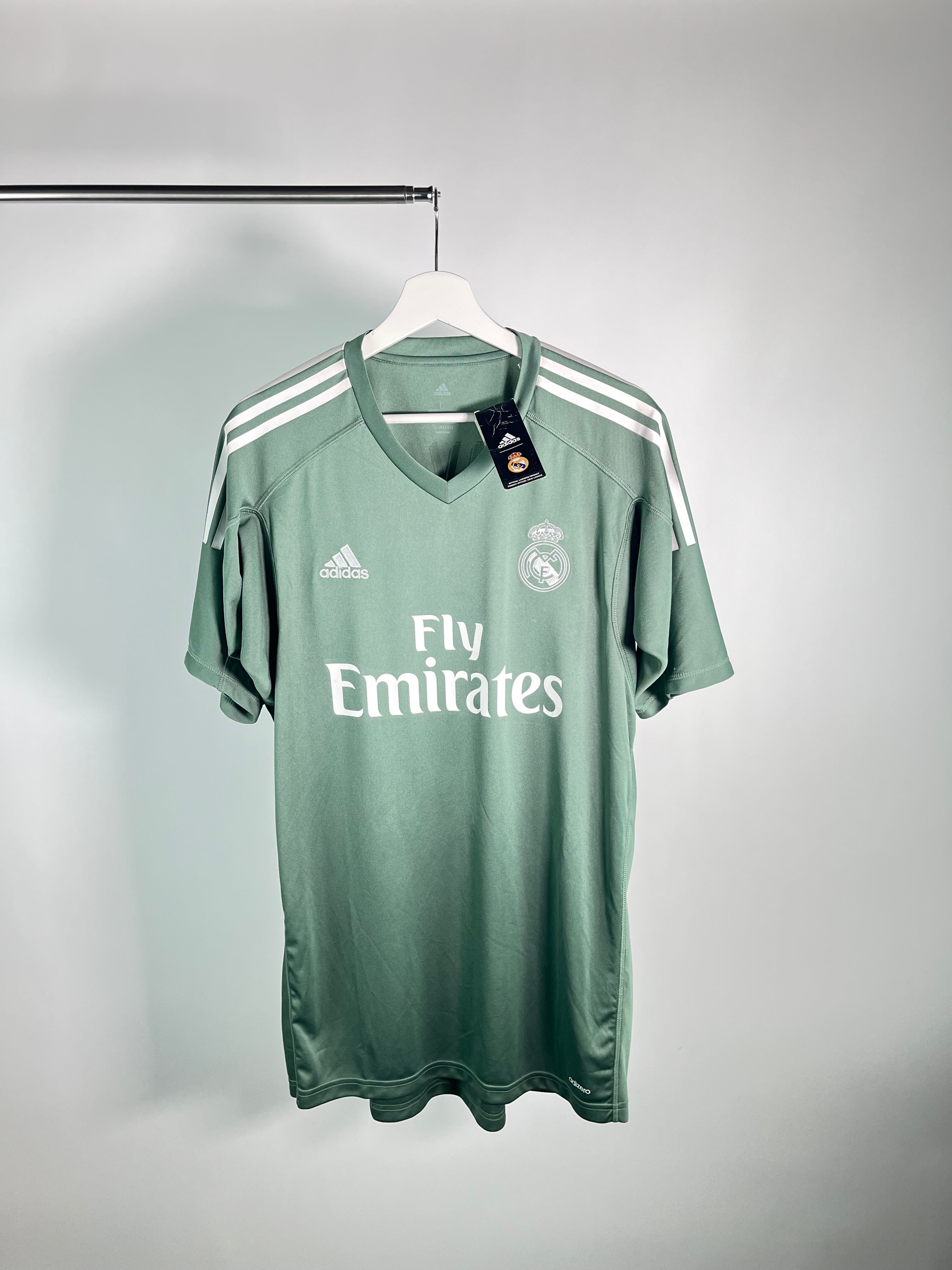 Jersey Real Madrid Portero 2017 2018 Versión Jugador Keylor Navas *C/Etiquetas* (L)