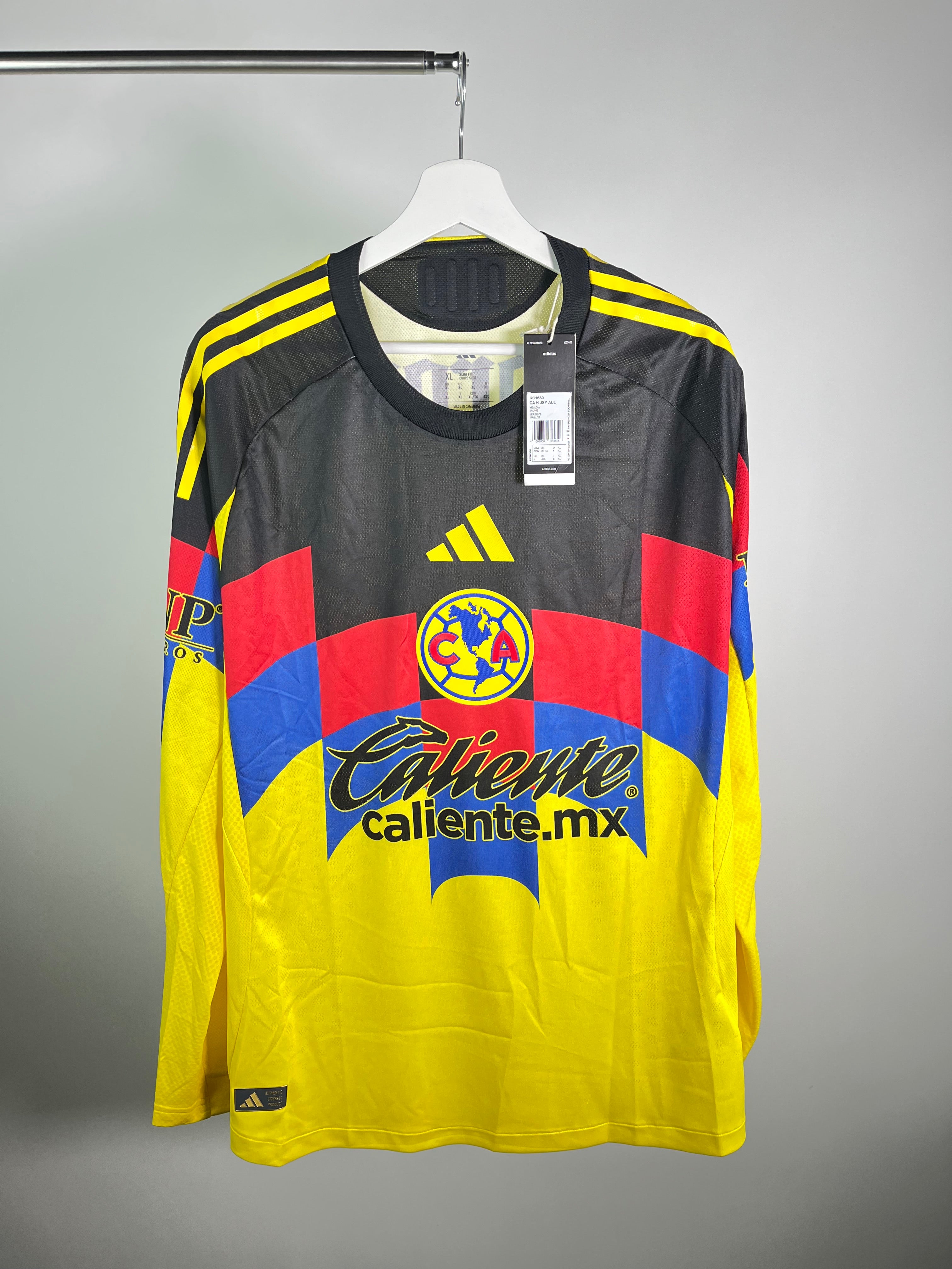 Jersey Club América Local 2025 2026 Manga Larga *C/Etiquetas* (XL)