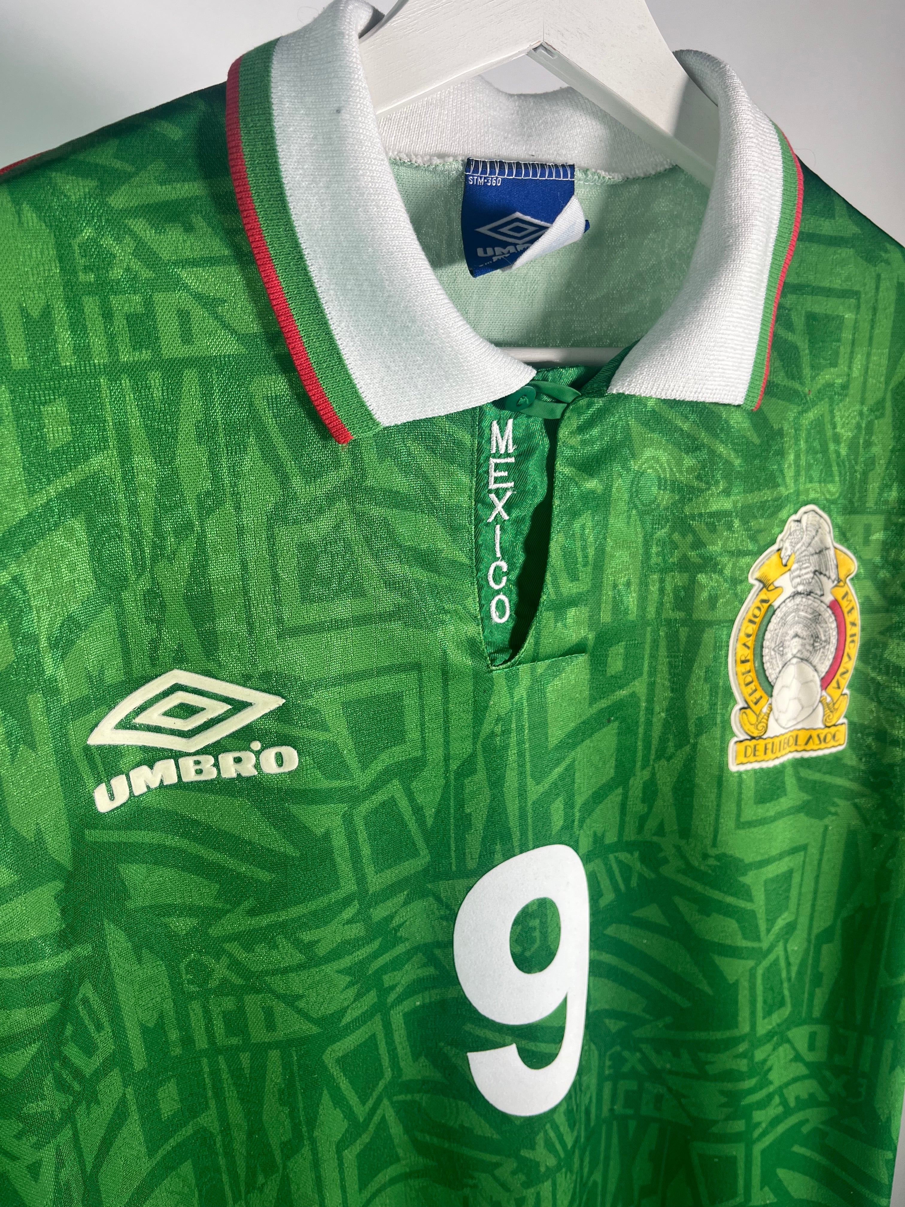 Jersey México Local 1993 1994 Hugo Sánchez (L)