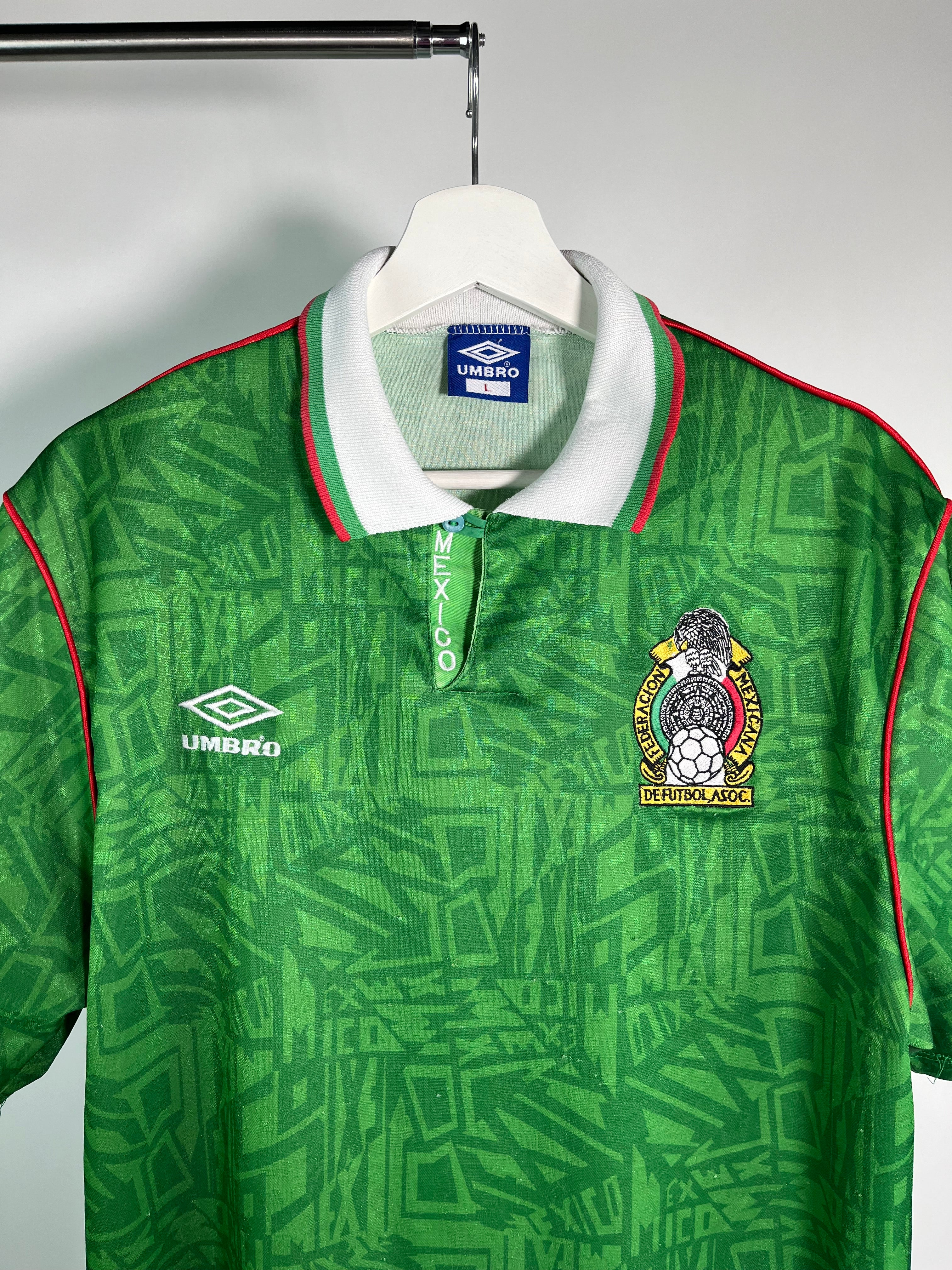 Jersey México Local 1993 1994 Versión Jugador (L)