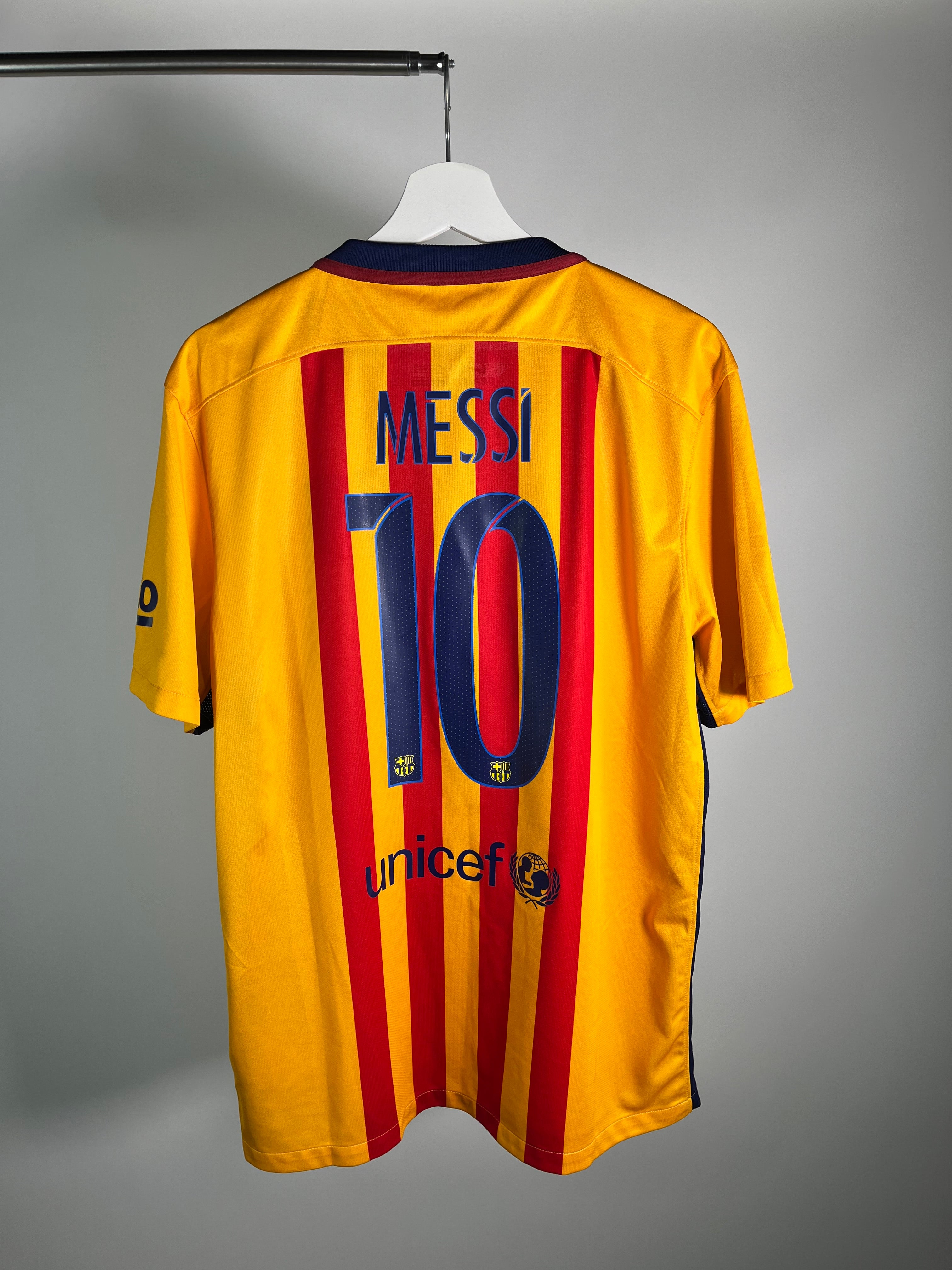 Jersey Barcelona Visita 2015 2016 Lionel Messi (L)