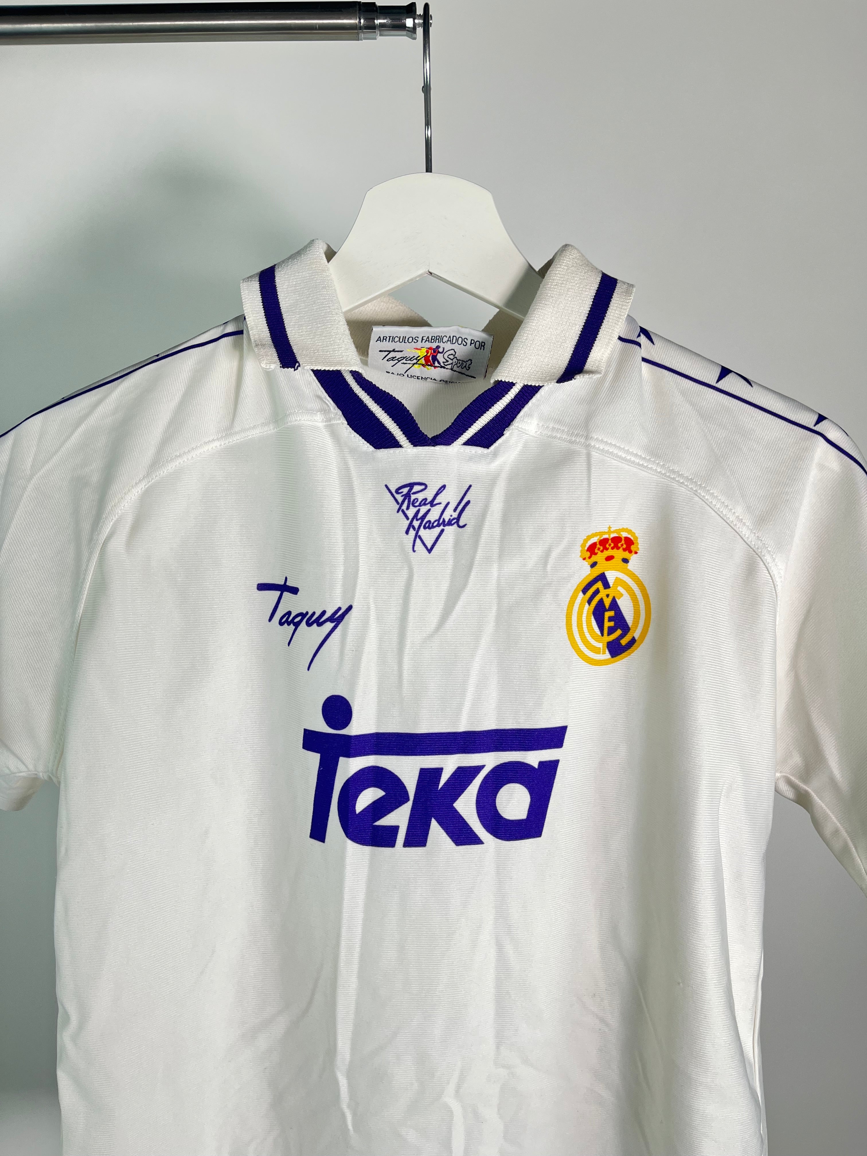 Jersey Real Madrid Local 1996 1997 (XL Niño)