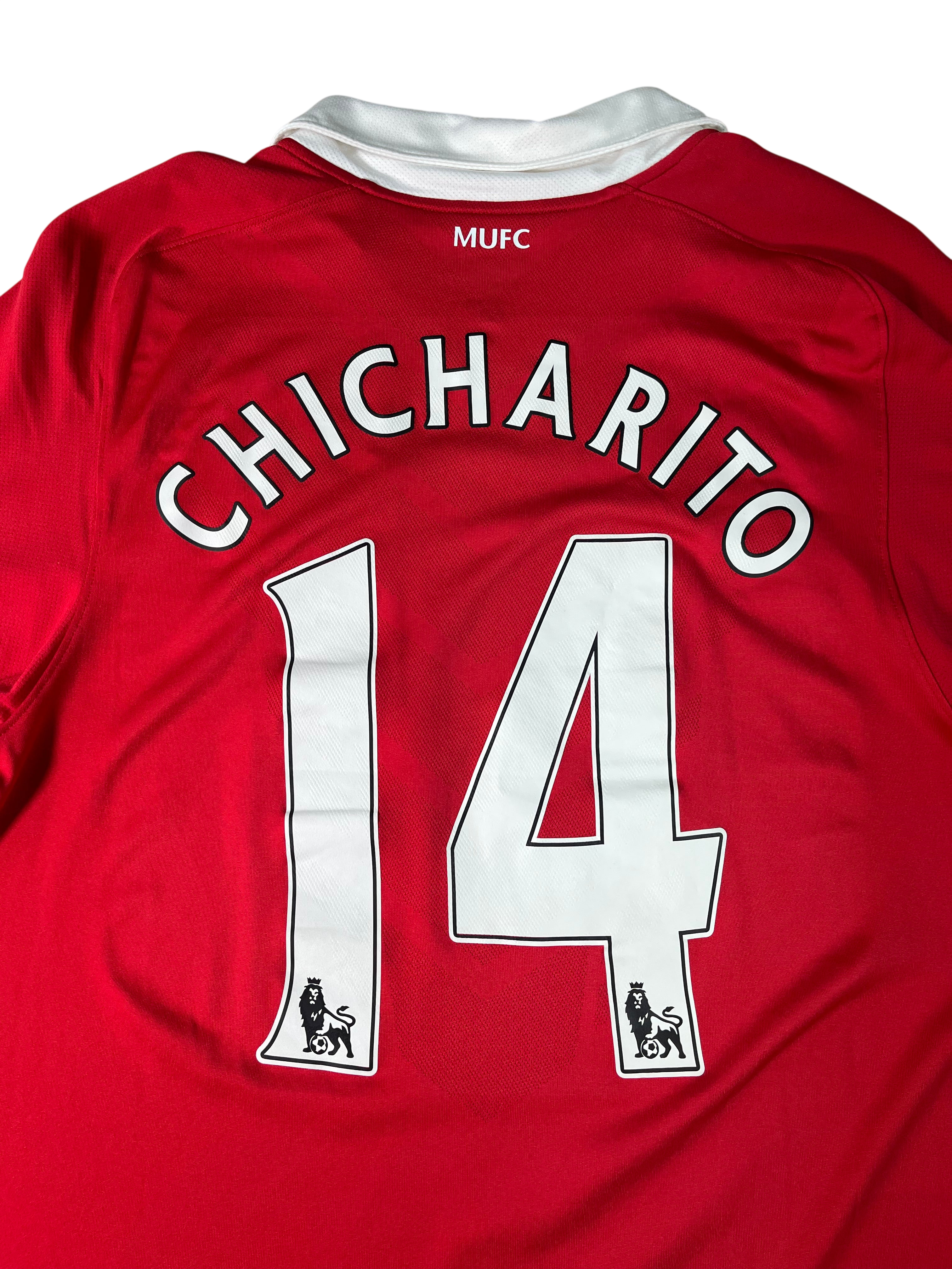 Jersey Manchester United Local 2010 2011 Javier "Chicharito" Hernández (L)