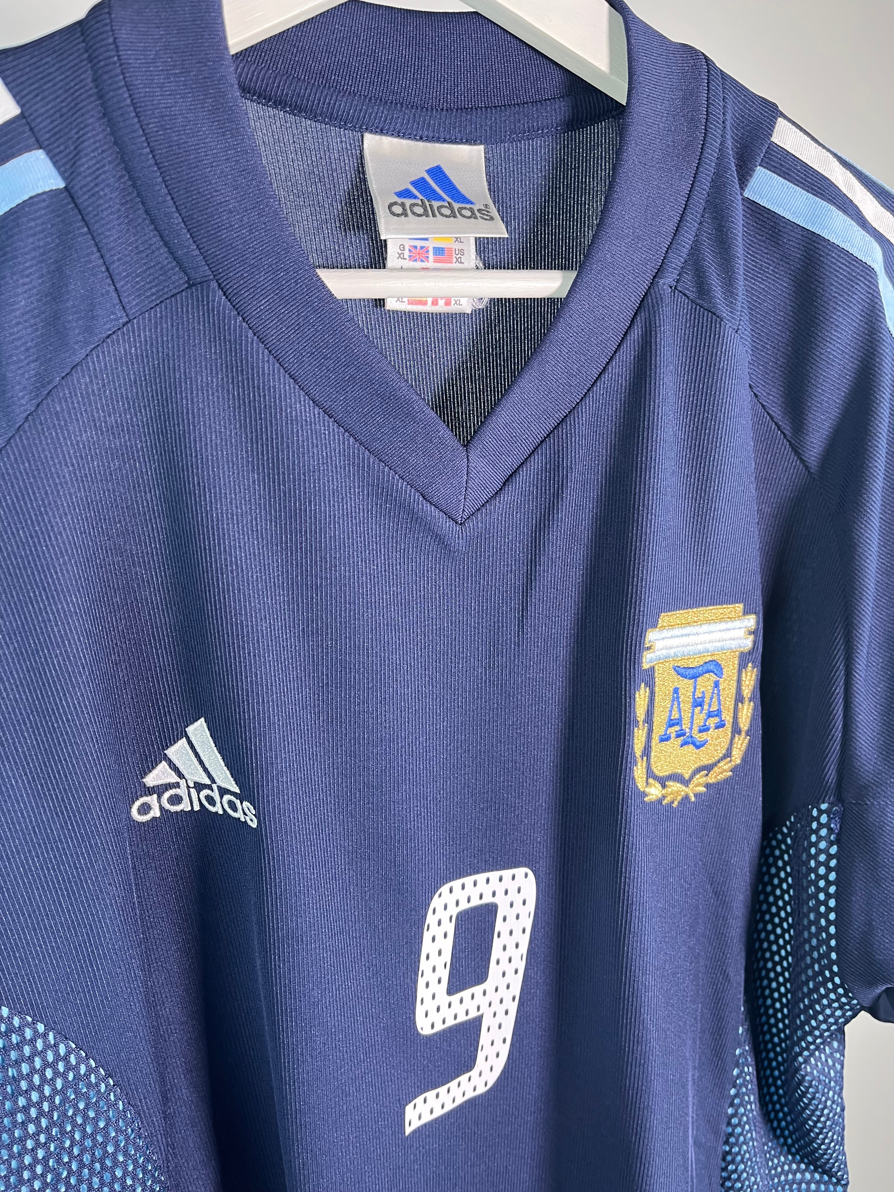 Jersey Argentina Visita 2002 2004 Gabriel Batistuta (XL)