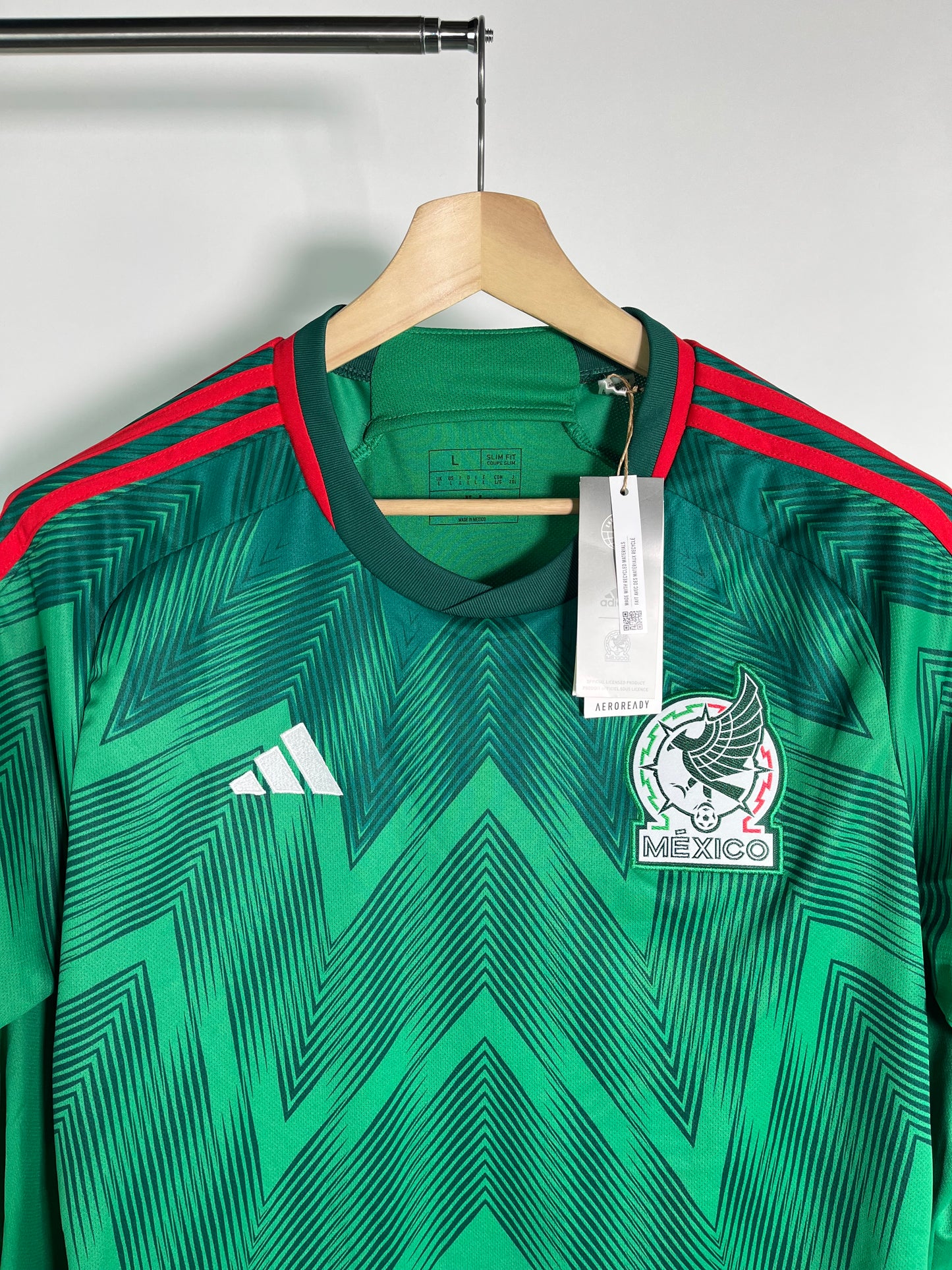 Jersey México Local 2022 2023 Manga Larga *C/Etiquetas* (L)