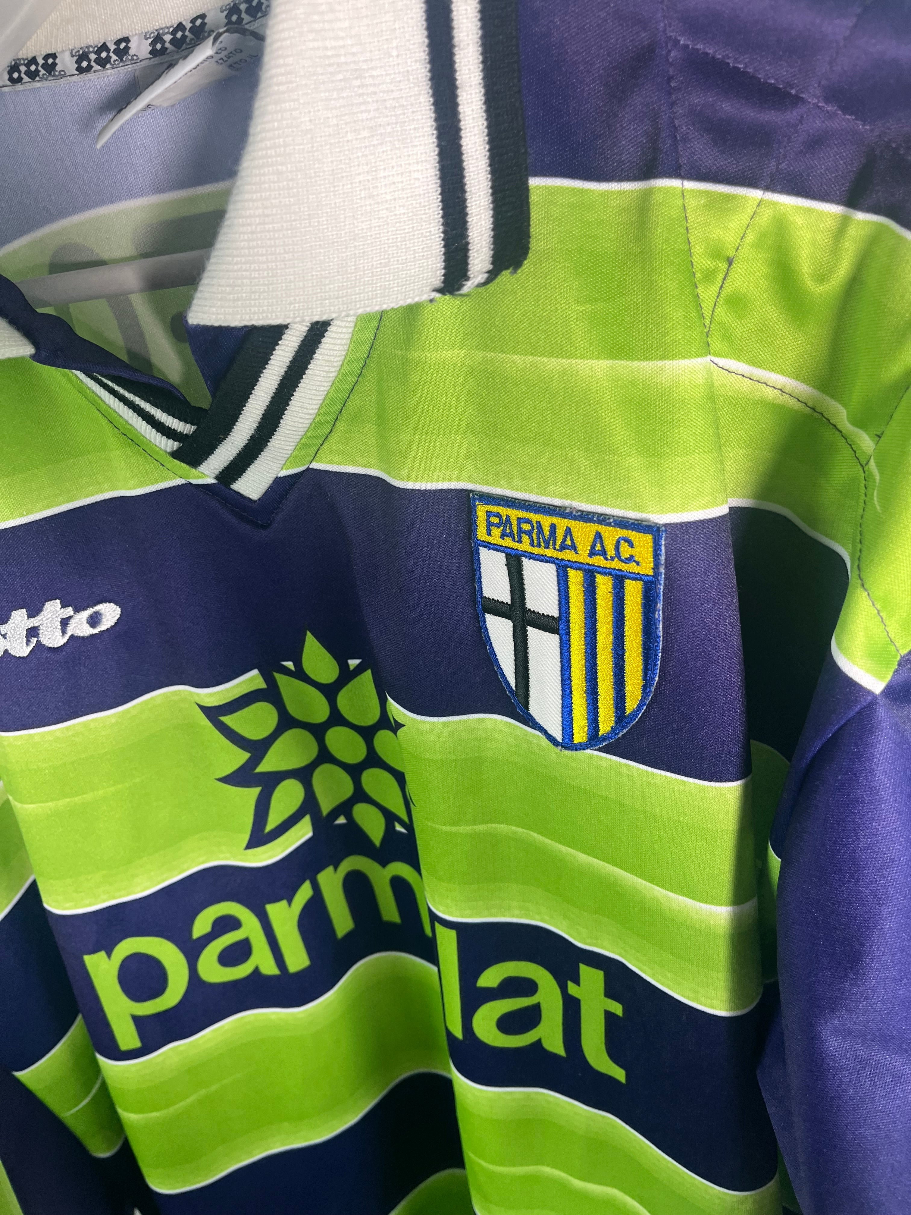 Jersey Parma Portero 1998 1999 Manga Larga Gianluigi Buffon (L)