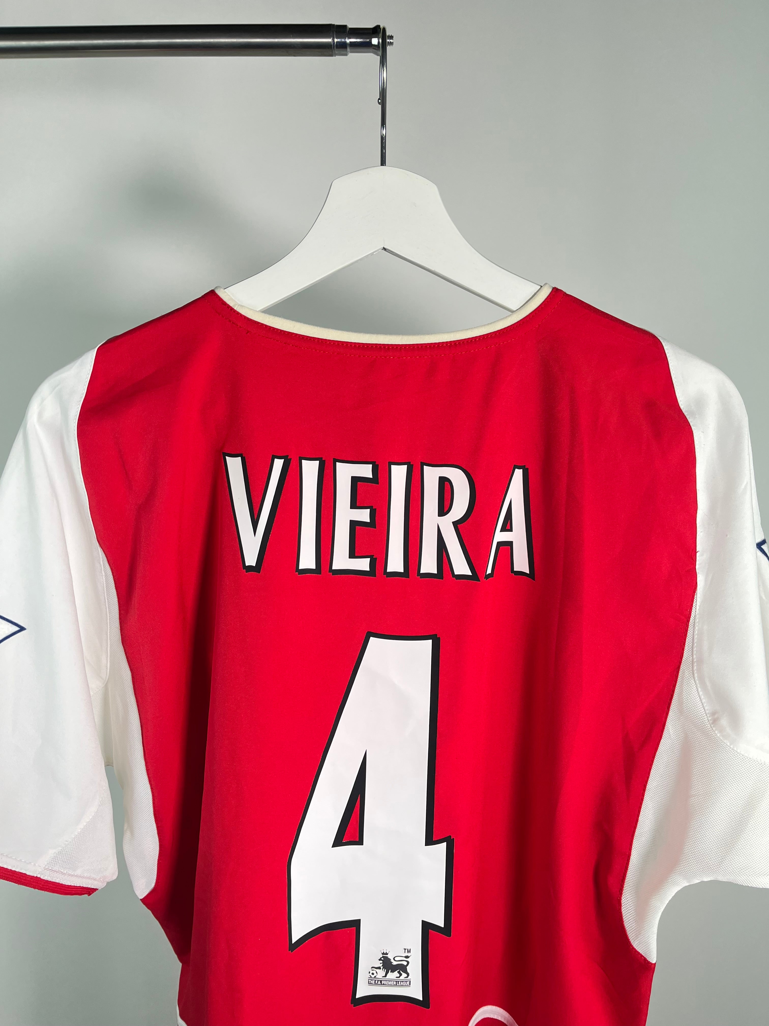 Jersey Arsenal Local 2003 2004 Patrick Vieira (M)