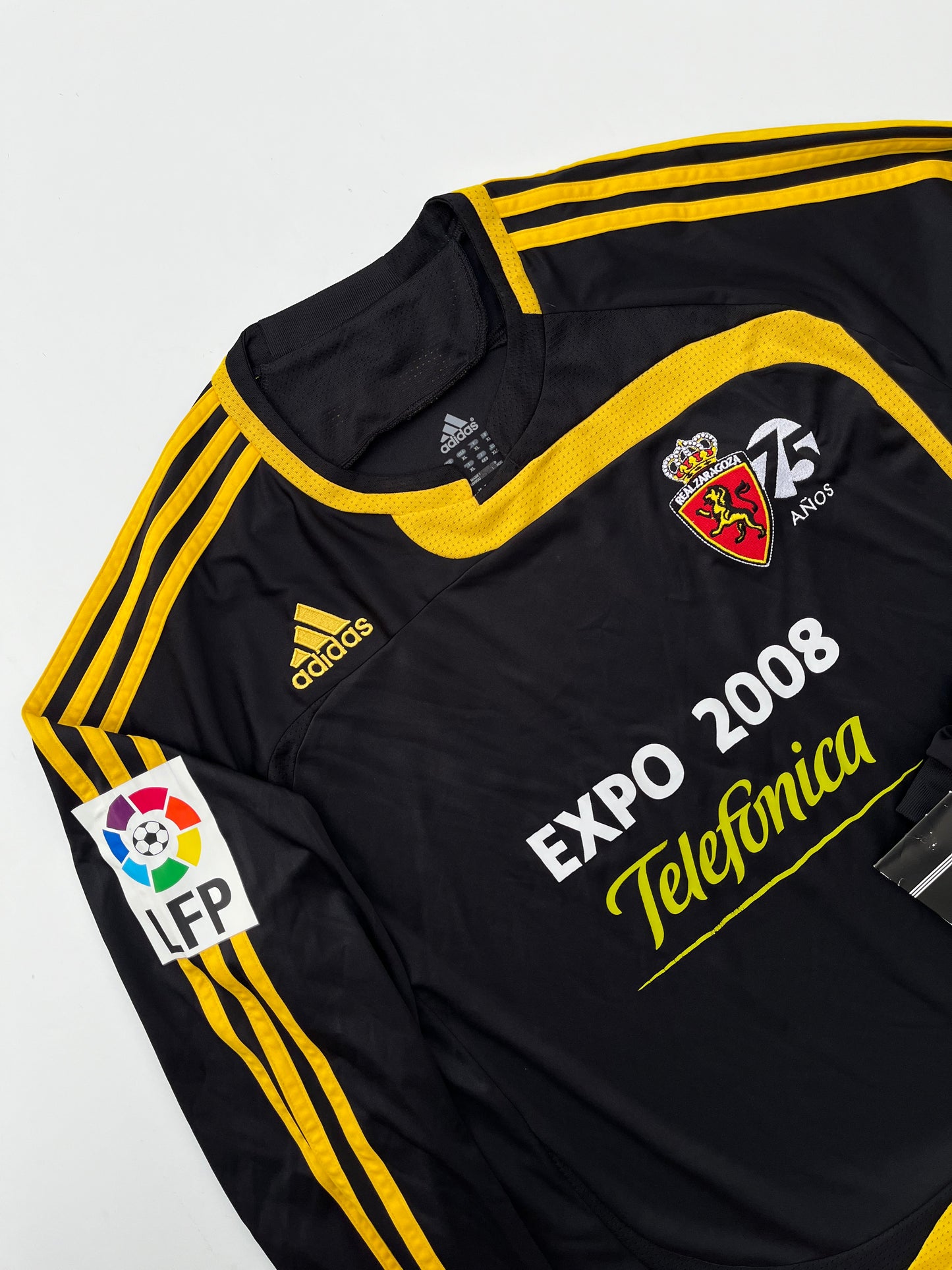 Jersey Real Zaragoza Visita 2007 2008 *C/ Etiquetas* Manga Larga (XL)
