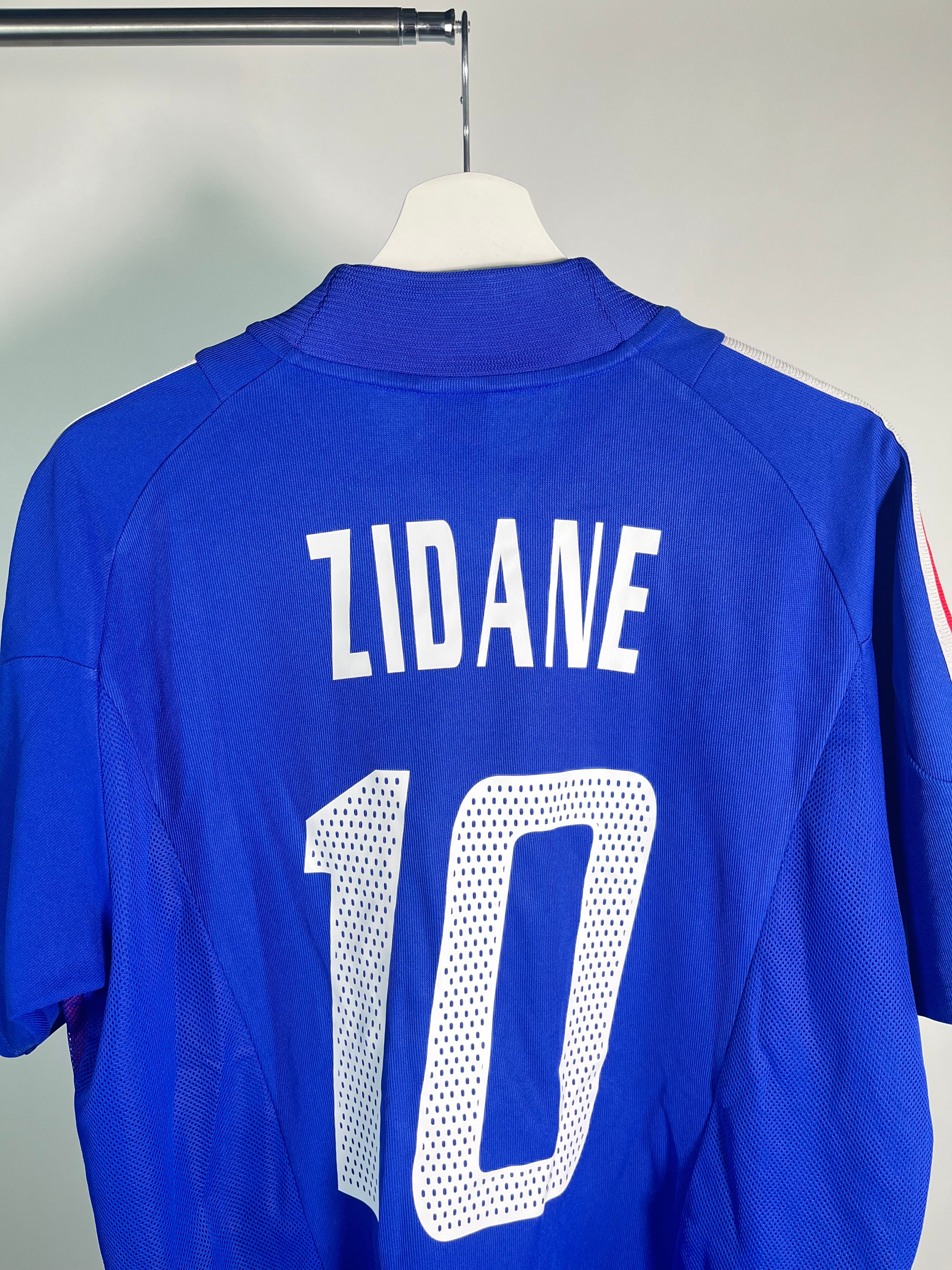 Jersey Francia Local 2002 2004 *Mundial Corea Japón* Zinedine Zidane (M)