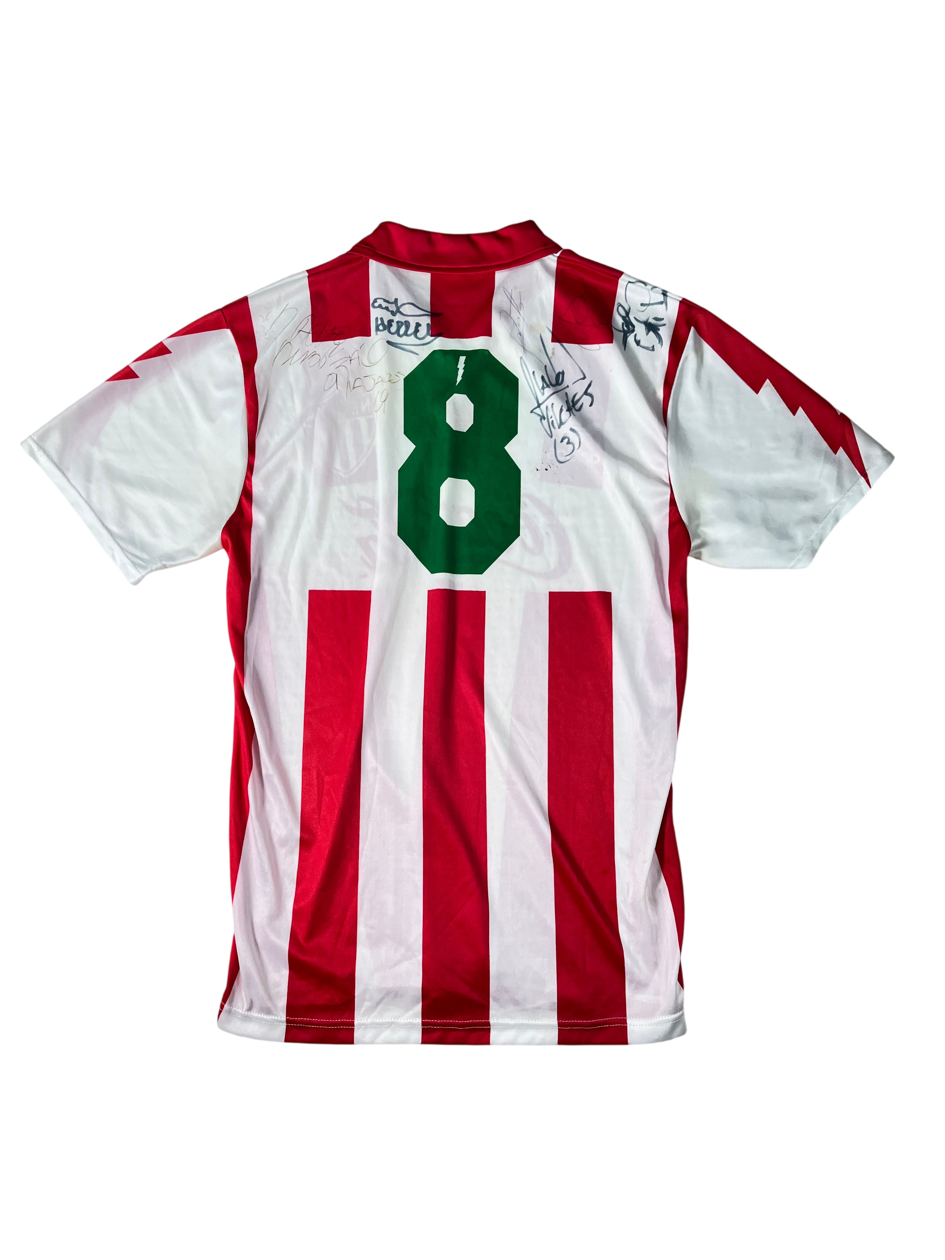 Jersey Necaxa Fuerzas Básicas Local 1994 1995 Utilería Autografiado (L)